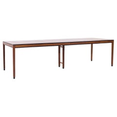 Kipp Stewart for Directional Style Walnut Parsons Expanding Table with 4 Leaves