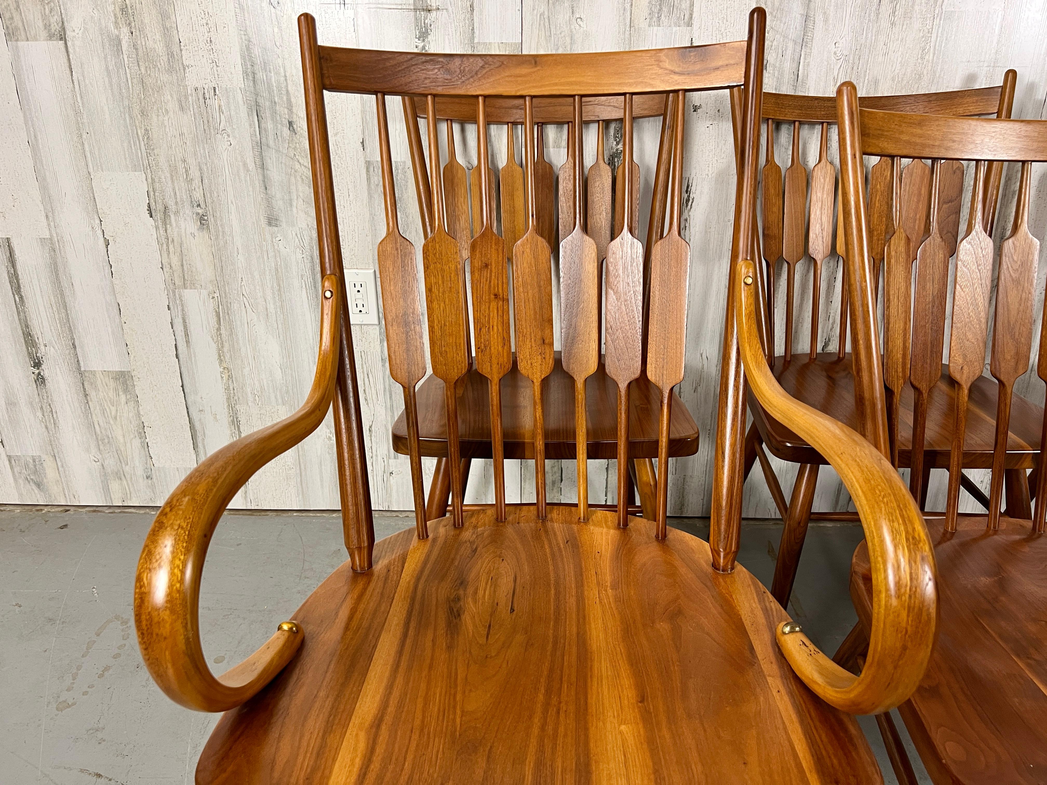 Chaises de salle à manger Centennial de Kipp Stewart pour Drexel - Lot de 6 en vente 3