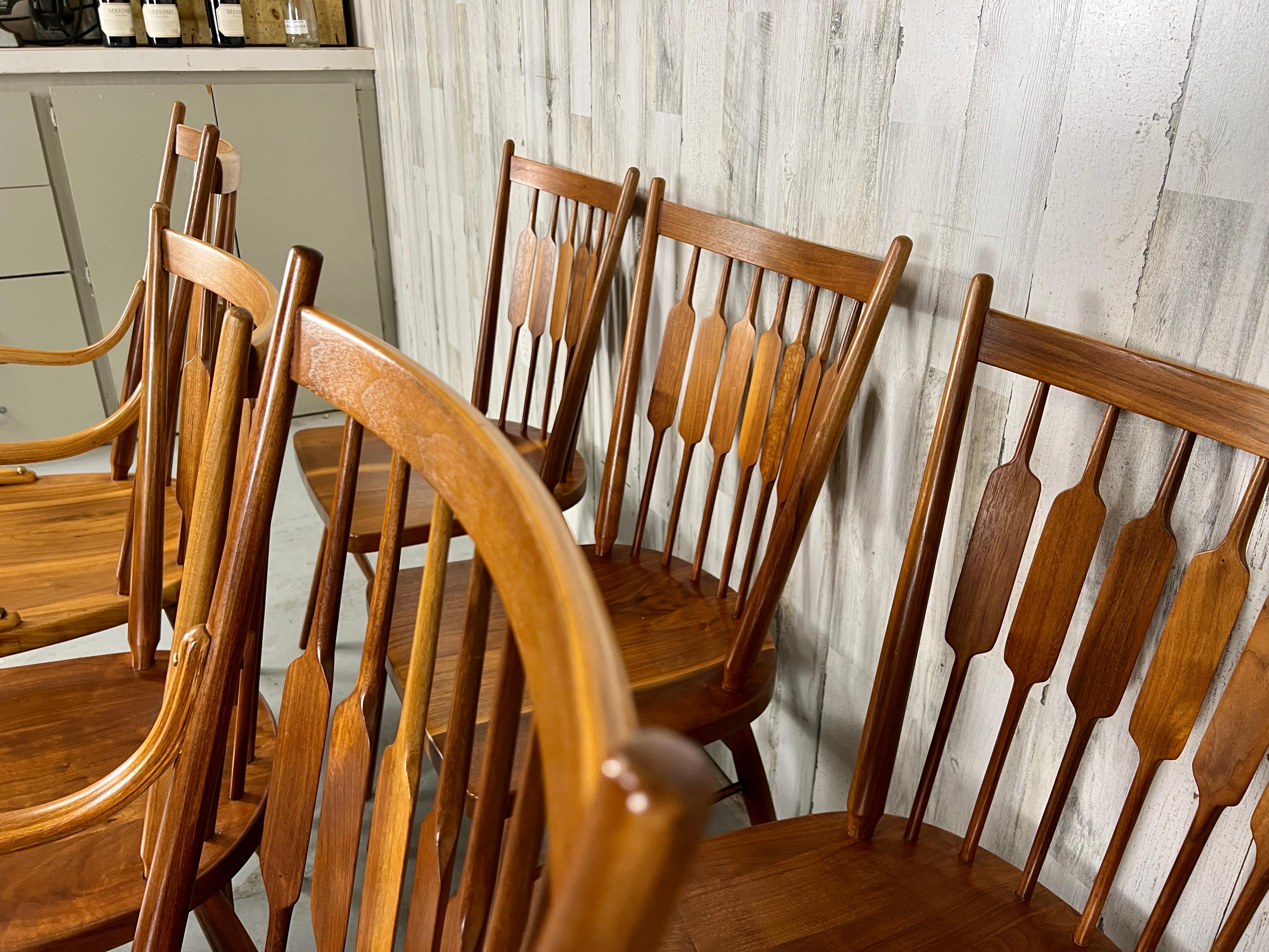 Chaises de salle à manger Centennial de Kipp Stewart pour Drexel - Lot de 6 en vente 6