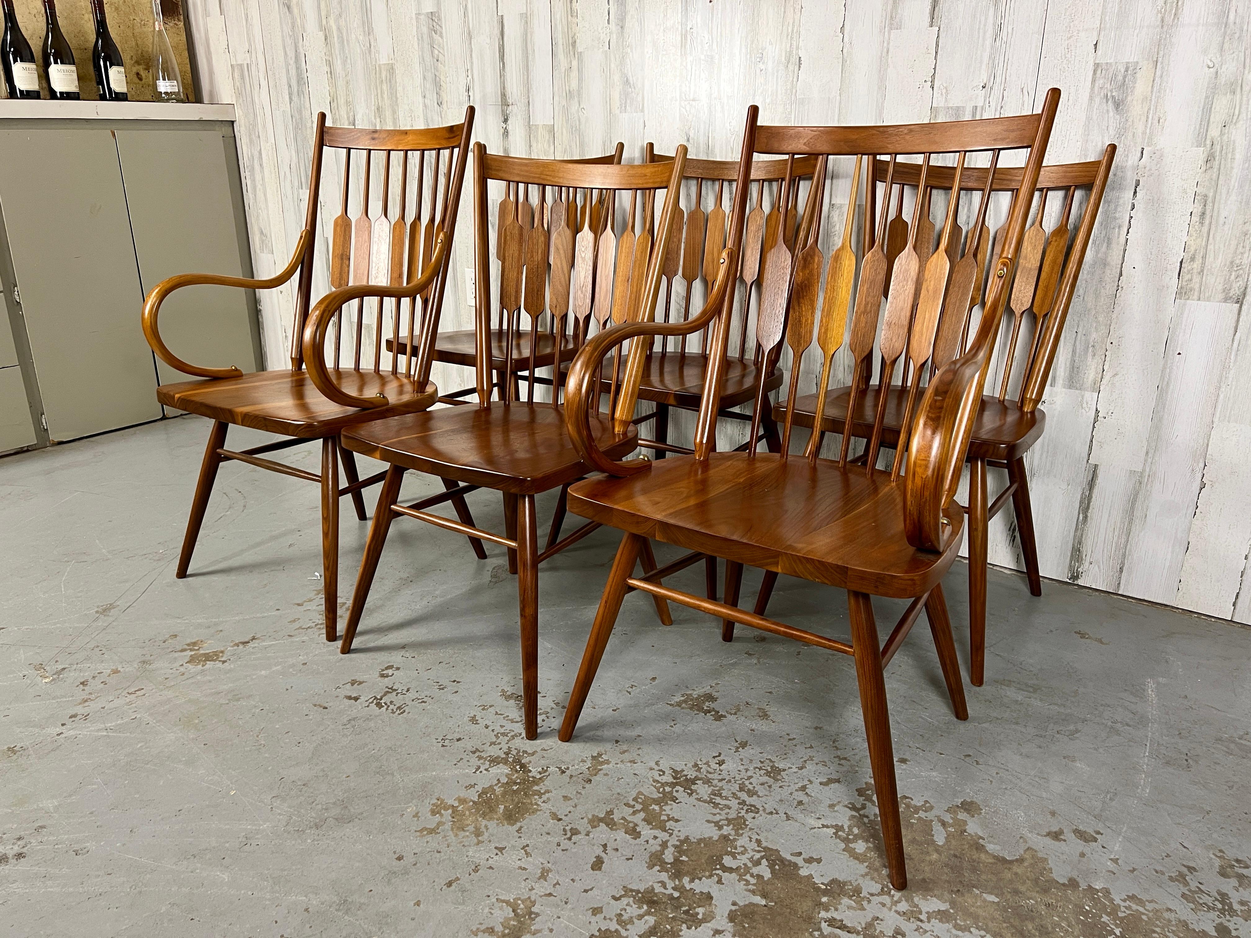 Chaises de salle à manger Centennial de Kipp Stewart pour Drexel - Lot de 6 en vente 2