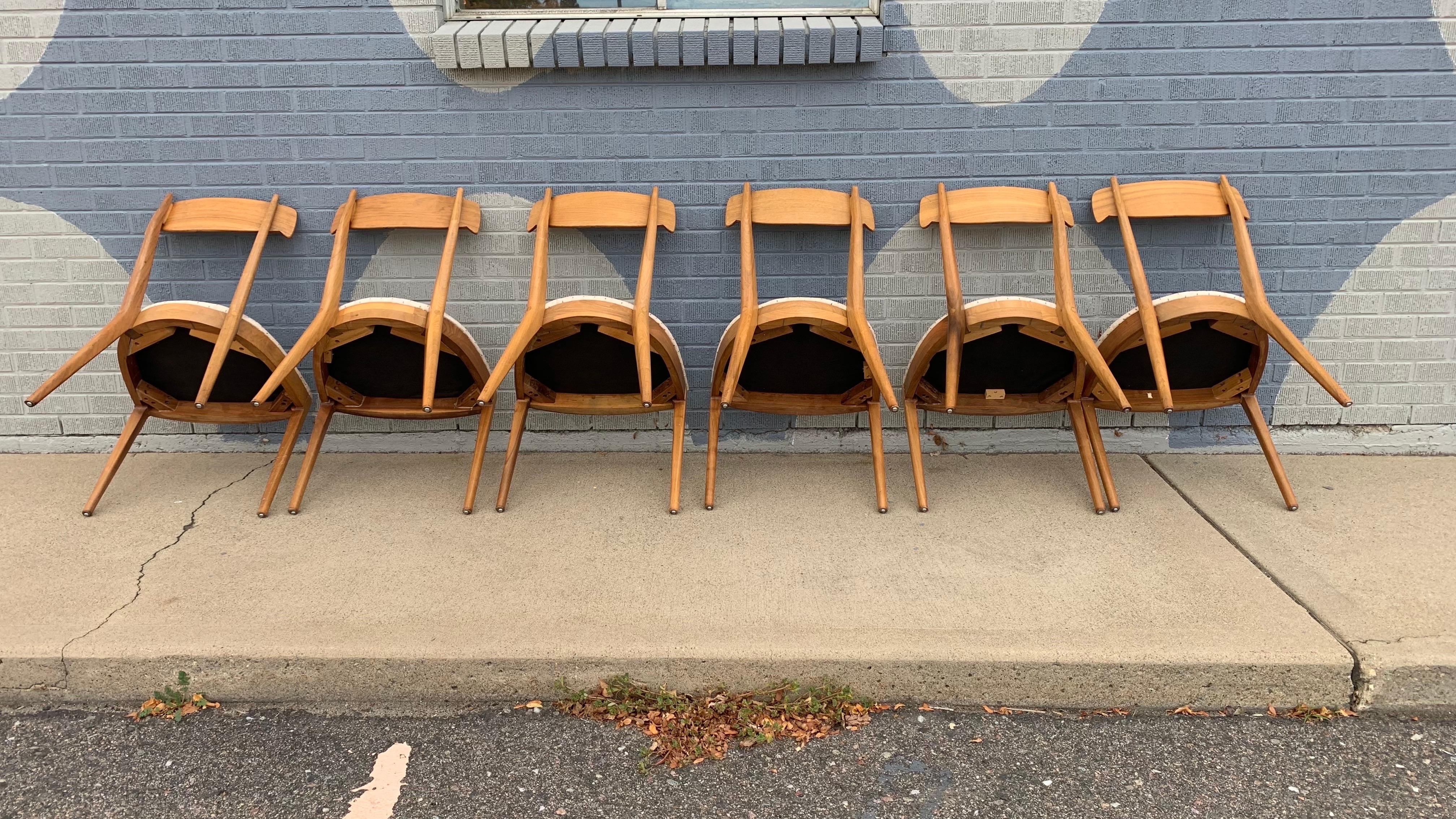 Kipp Stewart for Drexel Declaration Dining Chairs, set of 6 For Sale 5