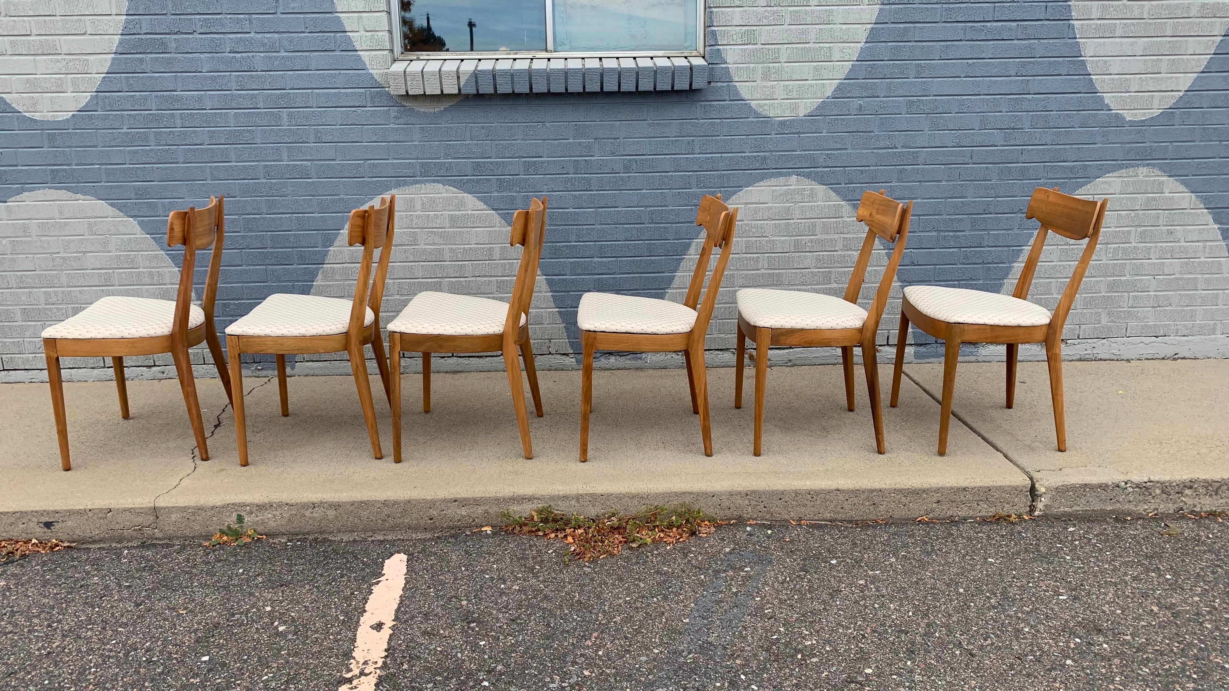 Kipp Stewart for Drexel Declaration Dining Chairs, set of 6 For Sale 1