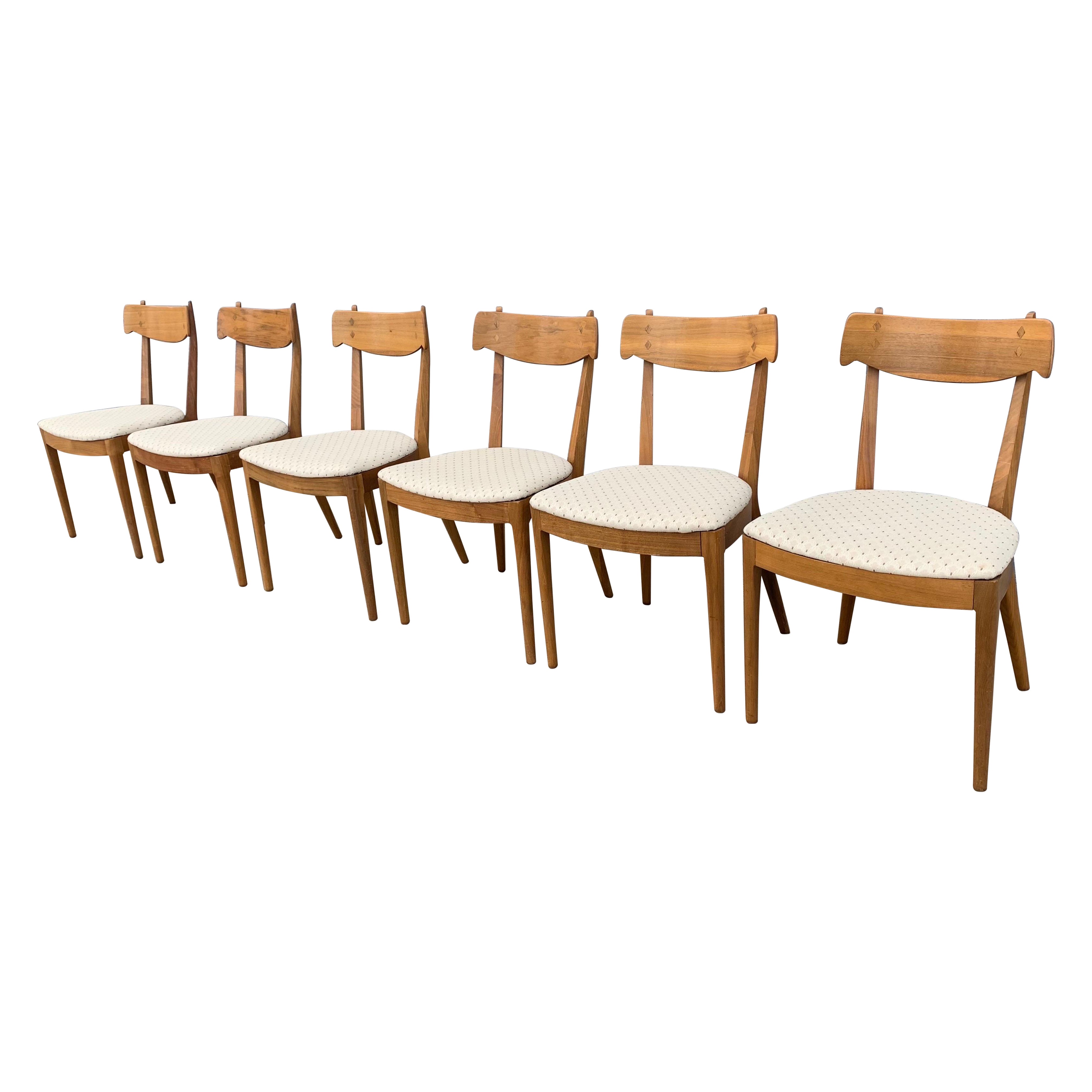 Kipp Stewart for Drexel Declaration Dining Chairs, set of 6 For Sale