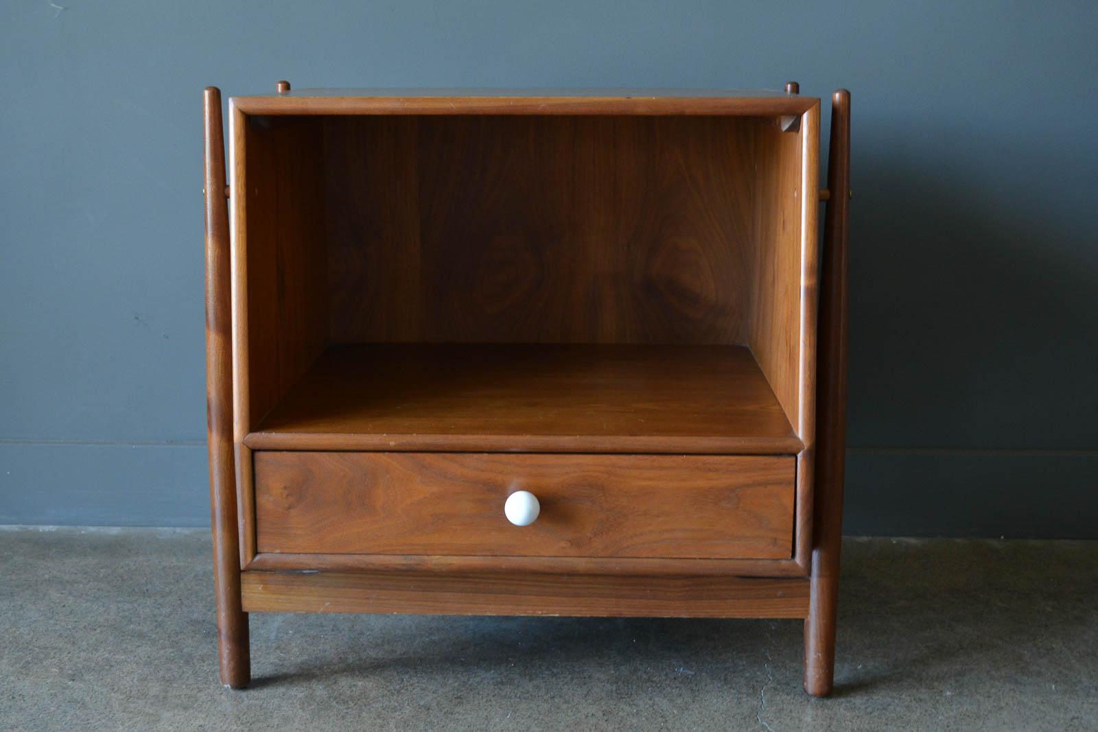 American Kipp Stewart for Drexel Declaration Floating Nightstand or End Table, ca. 1965