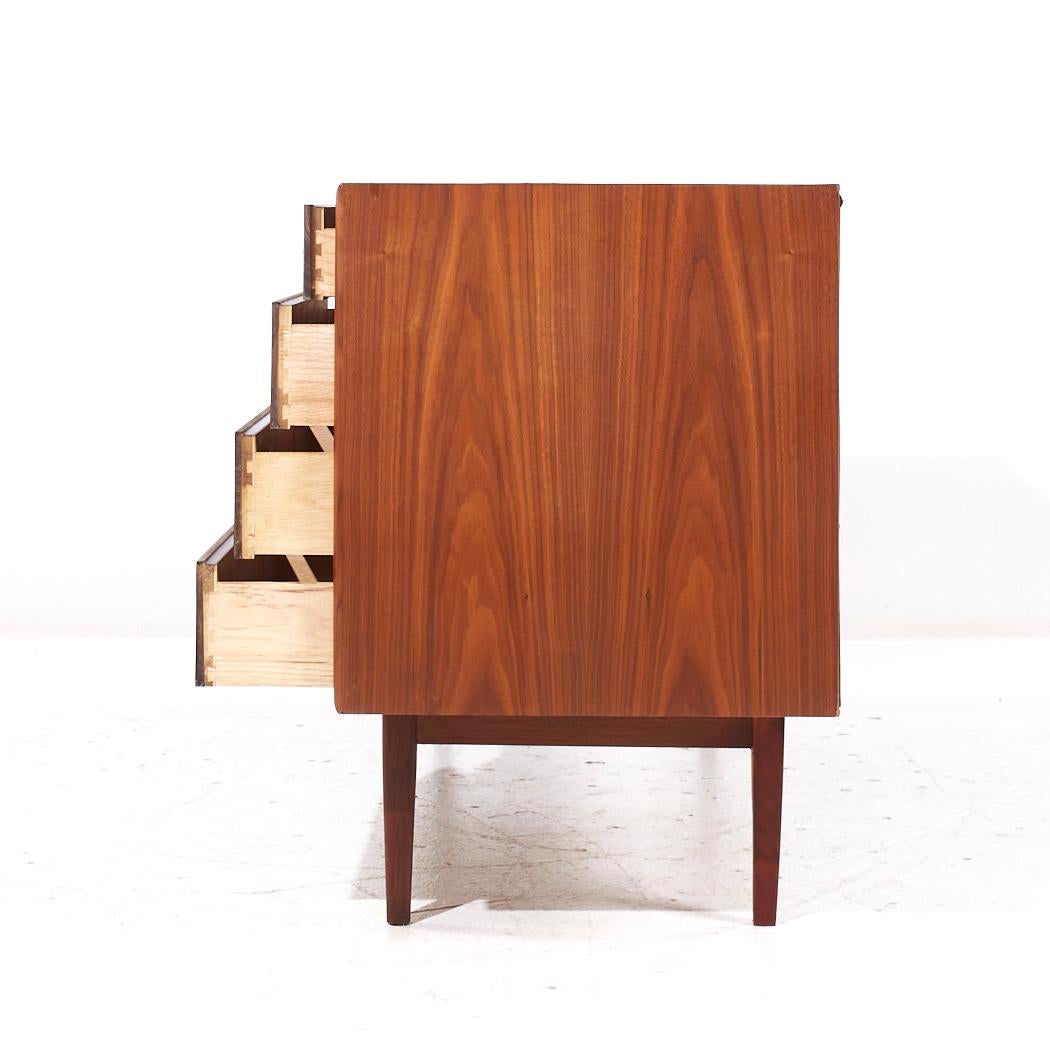 Kipp Stewart per Drexel Declaration Mid Century 11 Drawer Lowboy Dresser In condizioni buone in vendita a Countryside, IL