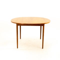 Kipp Stewart for Drexel Declaration MCM Expanding Round Walnut Dining Table