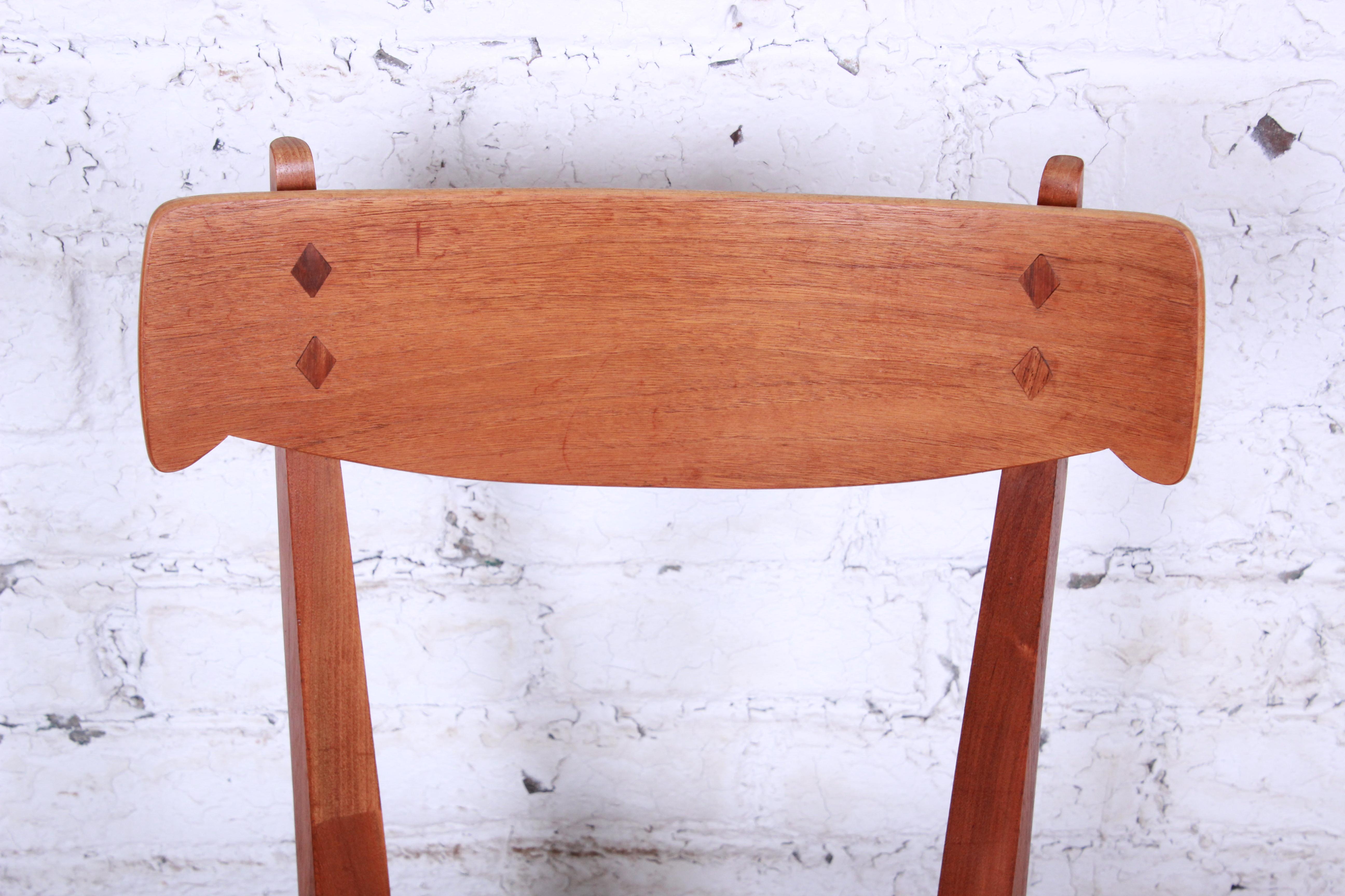 Kipp Stewart for Drexel Declaration Mid-Century Modern Walnut Desk and Chair 5