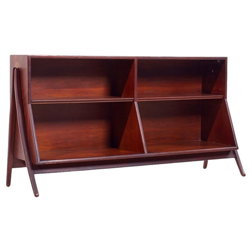 SOLD 02/28/24 Kipp Stewart for Drexel Declaration Mid Century Walnut Bookcase