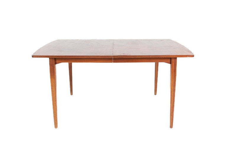 Kipp Stewart for Drexel declaration mid century walnut dining table

This table measures: 60.5 wide x 40 deep x 29.5 high, with a chair clearance of 26 inches

All pieces of furniture can be had in what we call restored vintage condition. That