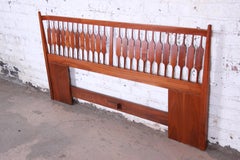 Kipp Stewart for Drexel Declaration Midcentury Walnut King Size Headboard, 1962