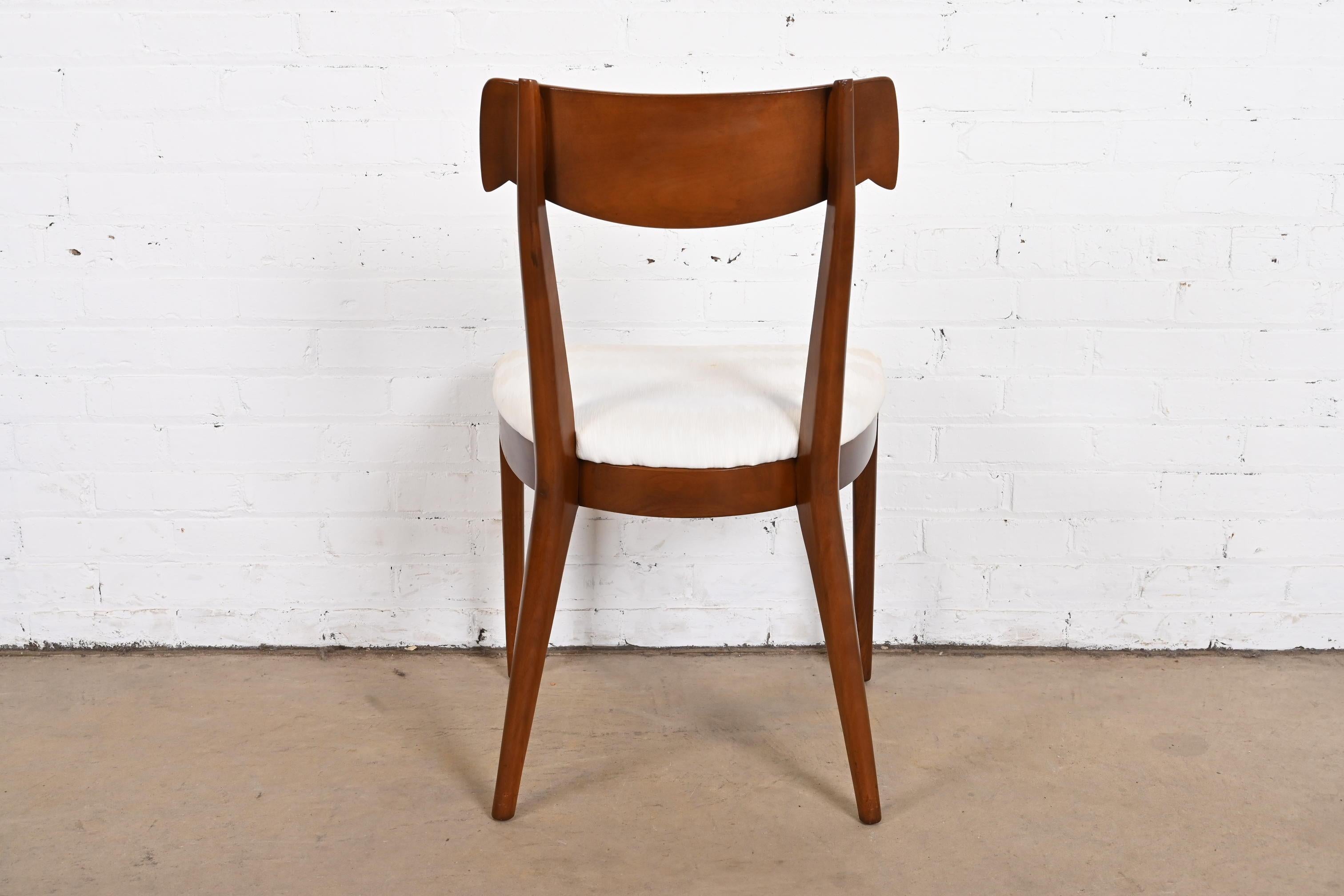 Kipp Stewart for Drexel Declaration Sculpted Walnut Dining Chairs, Set of Six 4