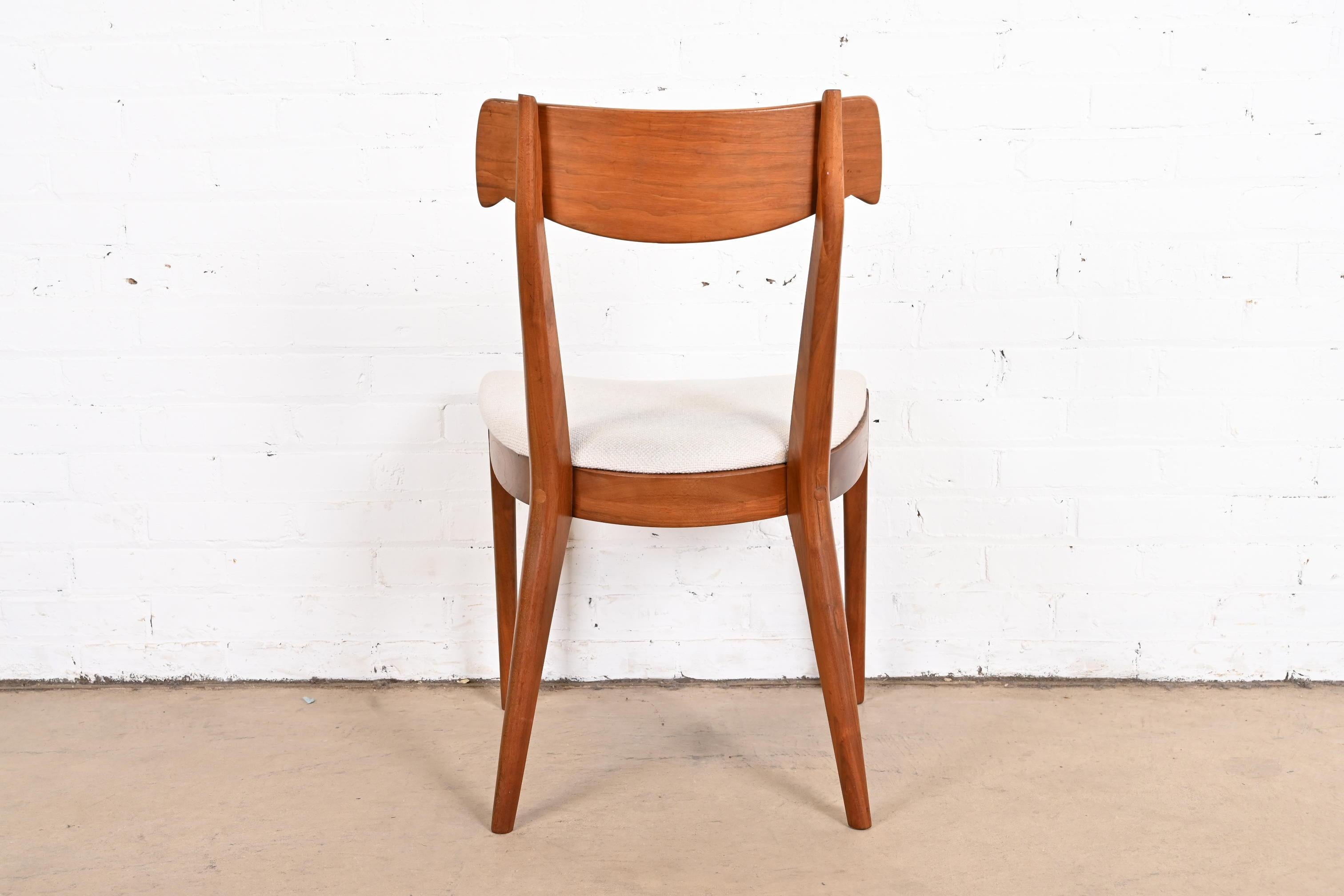 Kipp Stewart for Drexel Declaration Sculpted Walnut Dining Chairs, Set of Six 4
