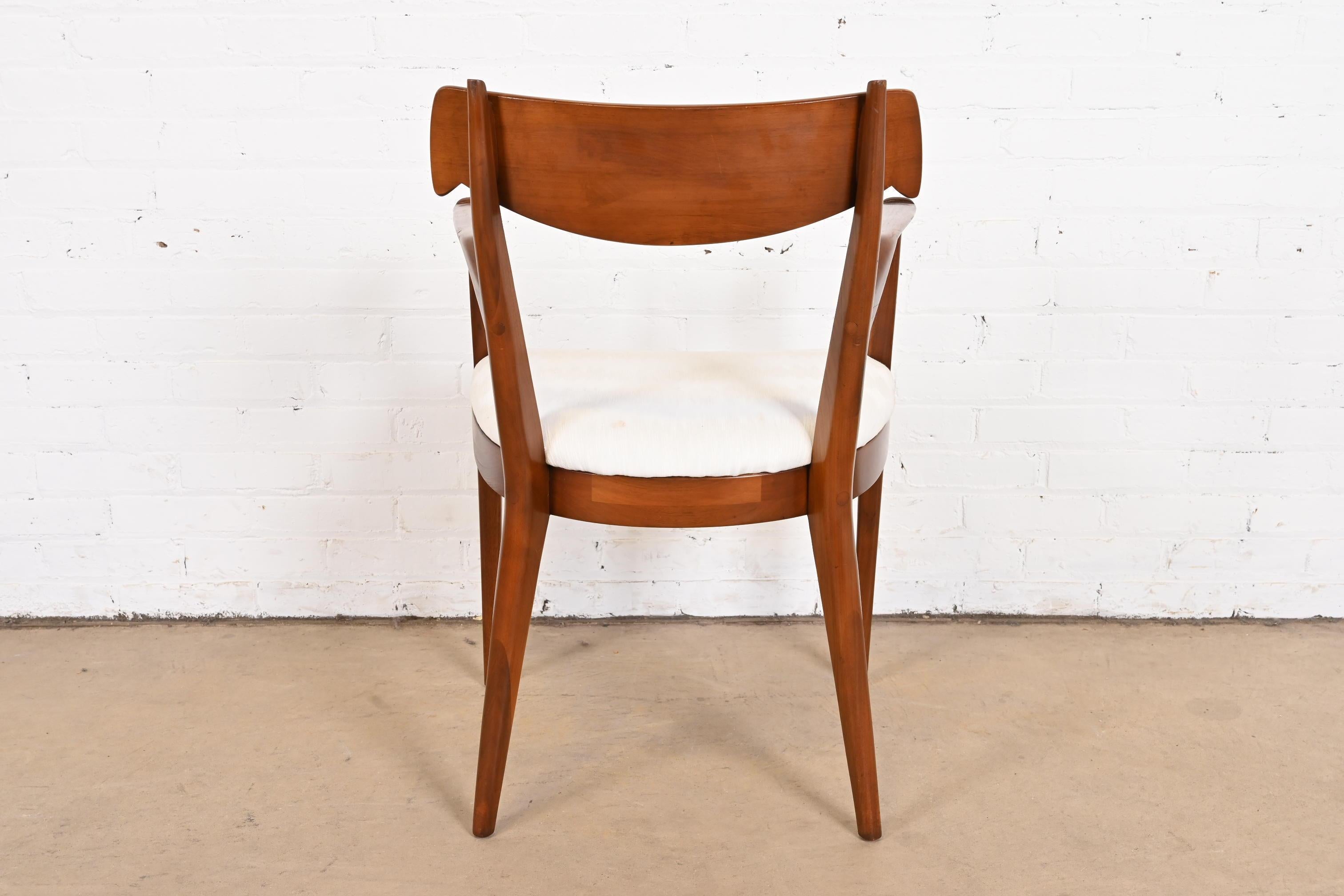 Kipp Stewart for Drexel Declaration Sculpted Walnut Dining Chairs, Set of Six 8