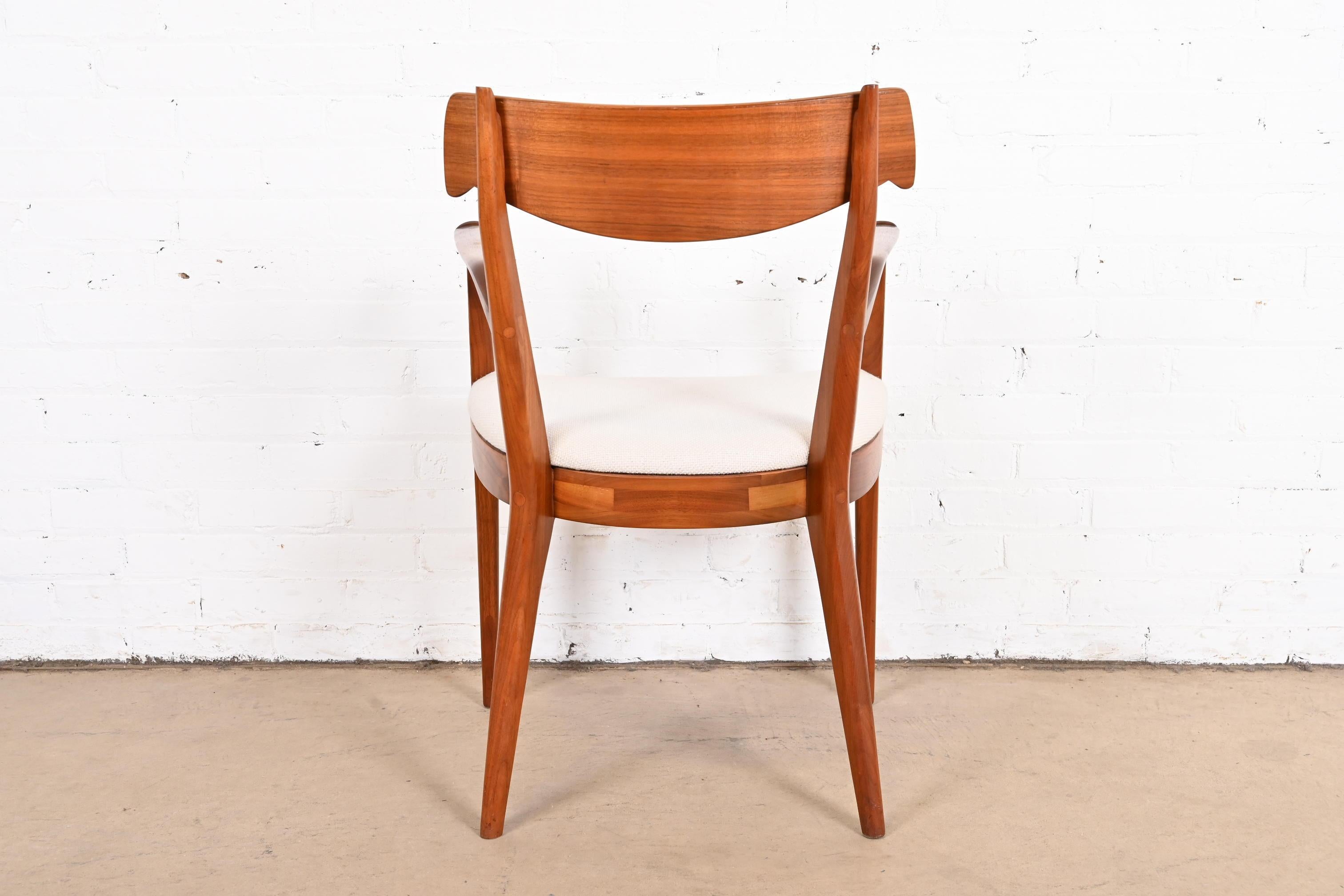 Kipp Stewart for Drexel Declaration Sculpted Walnut Dining Chairs, Set of Six 8