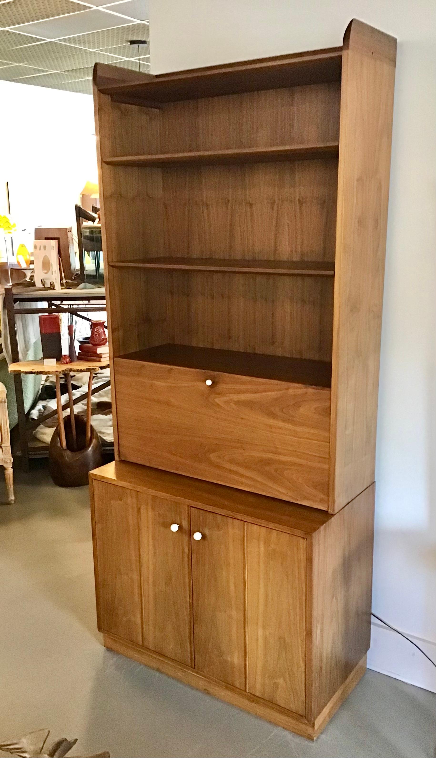 Kipp Stewart for Drexel Declaration Secretary Desk / Bar / Bookshelf For Sale 4