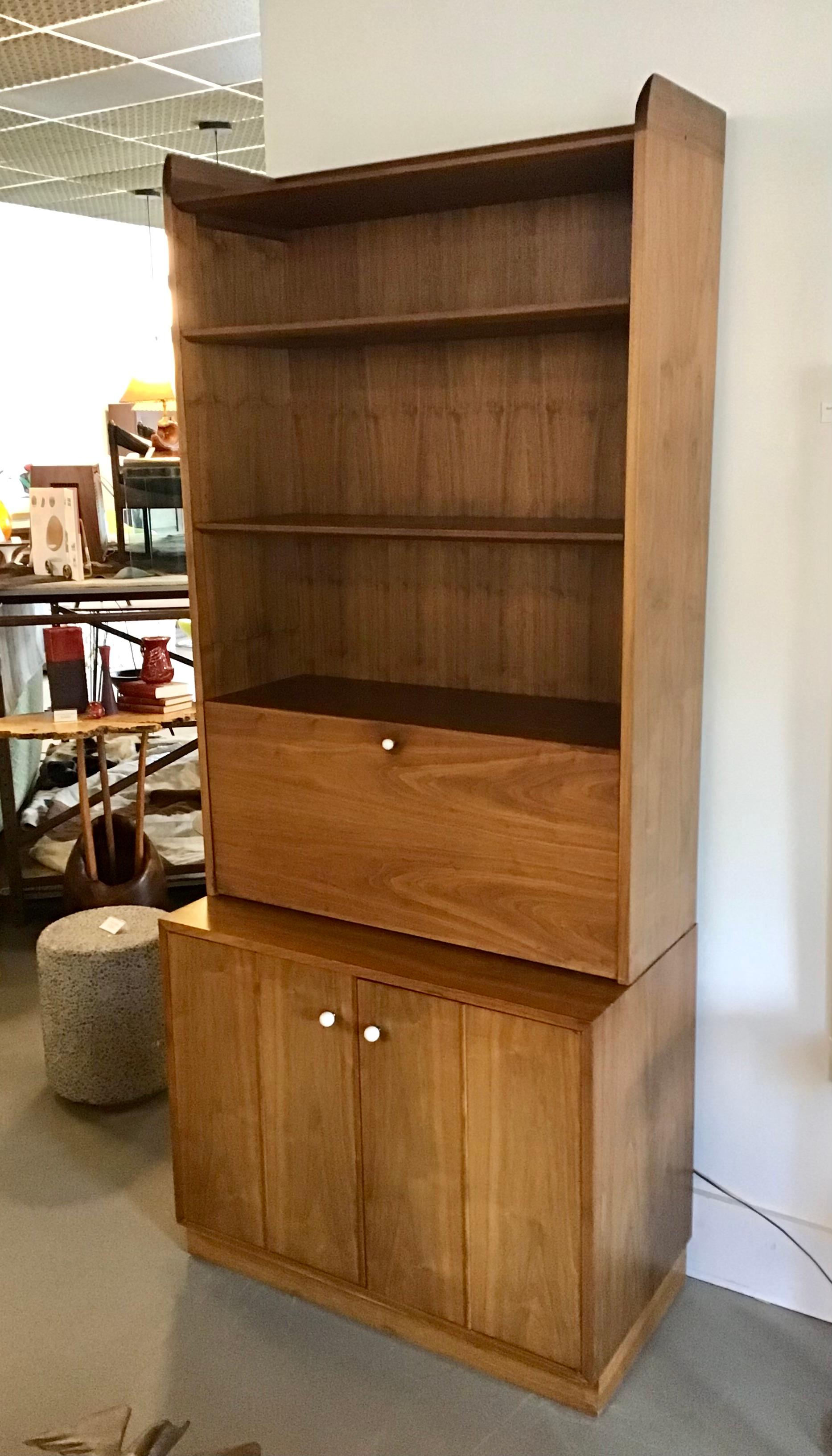 Kipp Stewart for Drexel Declaration Secretary Desk / Bar / Bookshelf For Sale 5