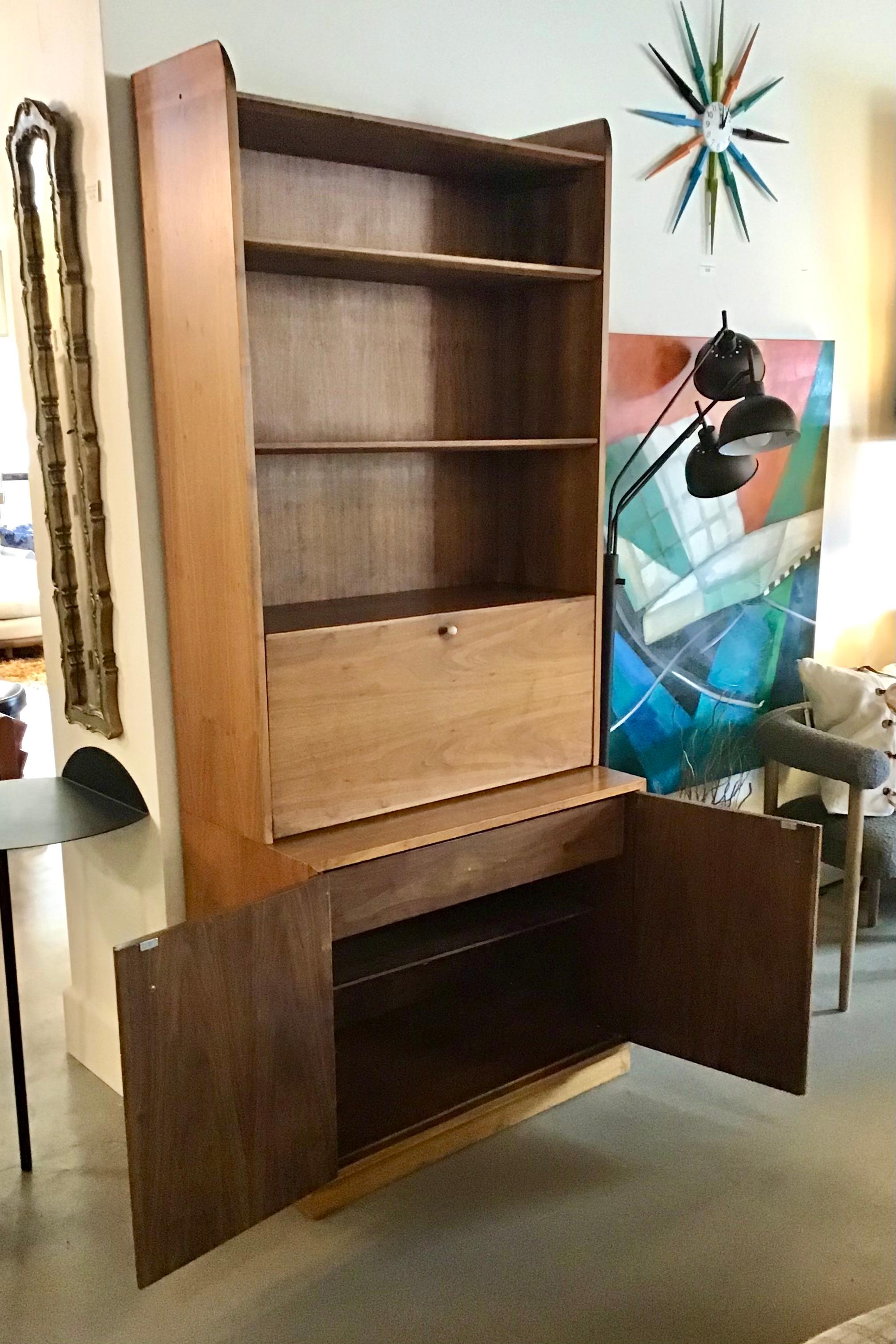 Kipp Stewart for Drexel Declaration Secretary Desk / Bar / Bookshelf For Sale 6