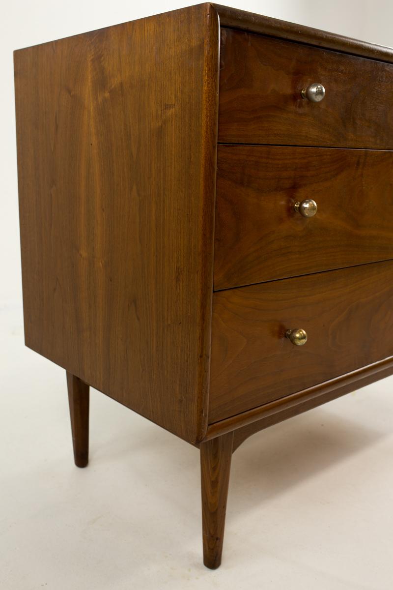 Late 20th Century Kipp Stewart for Drexel Declaration Small 3 Drawer Dresser Chest