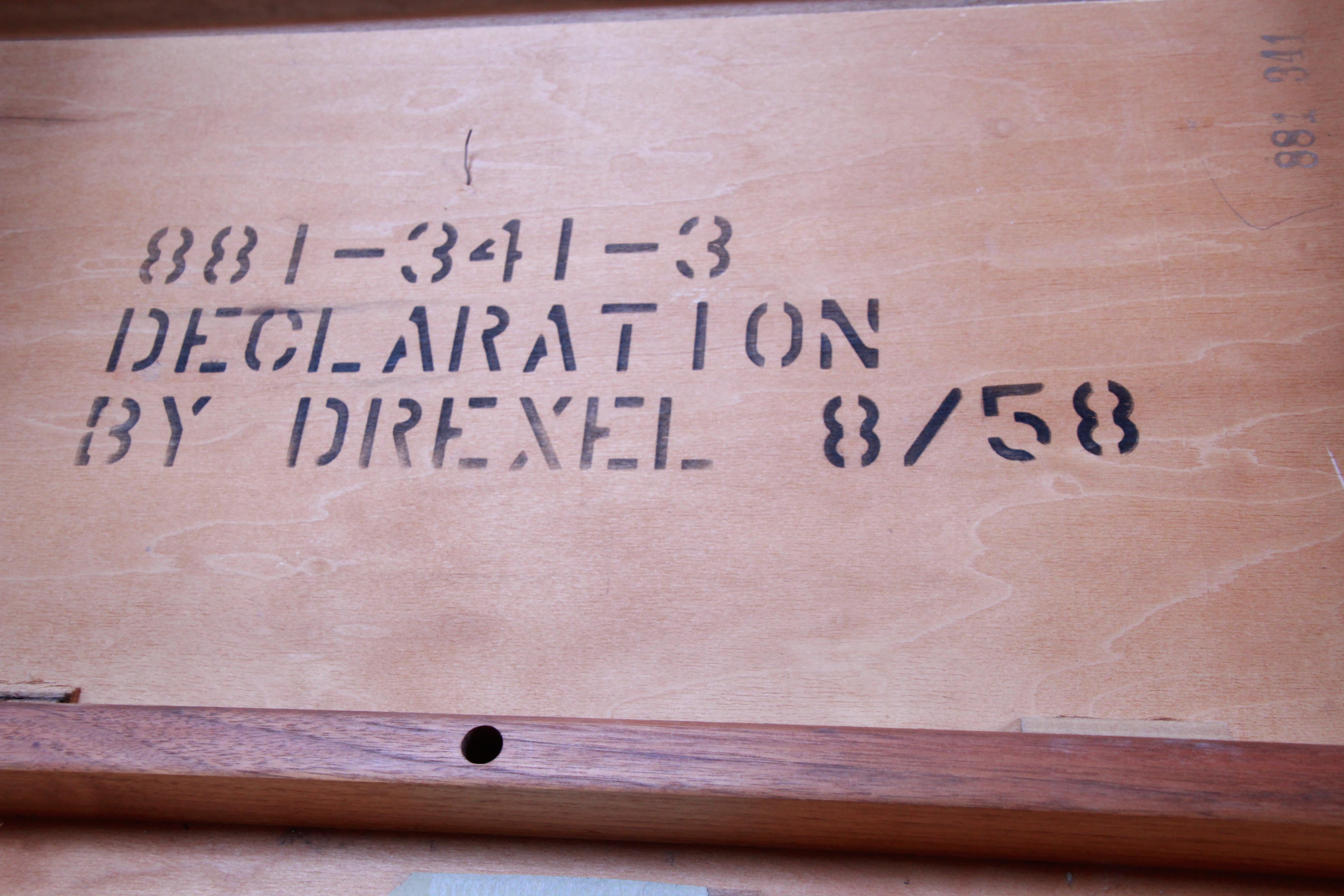 Kipp Stewart for Drexel Declaration Walnut Coffee or Occasional Table, 1958 4