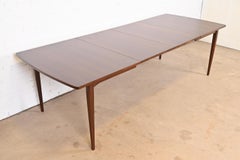 Kipp Stewart for Drexel Declaration Walnut Dining Table, Newly Refinished