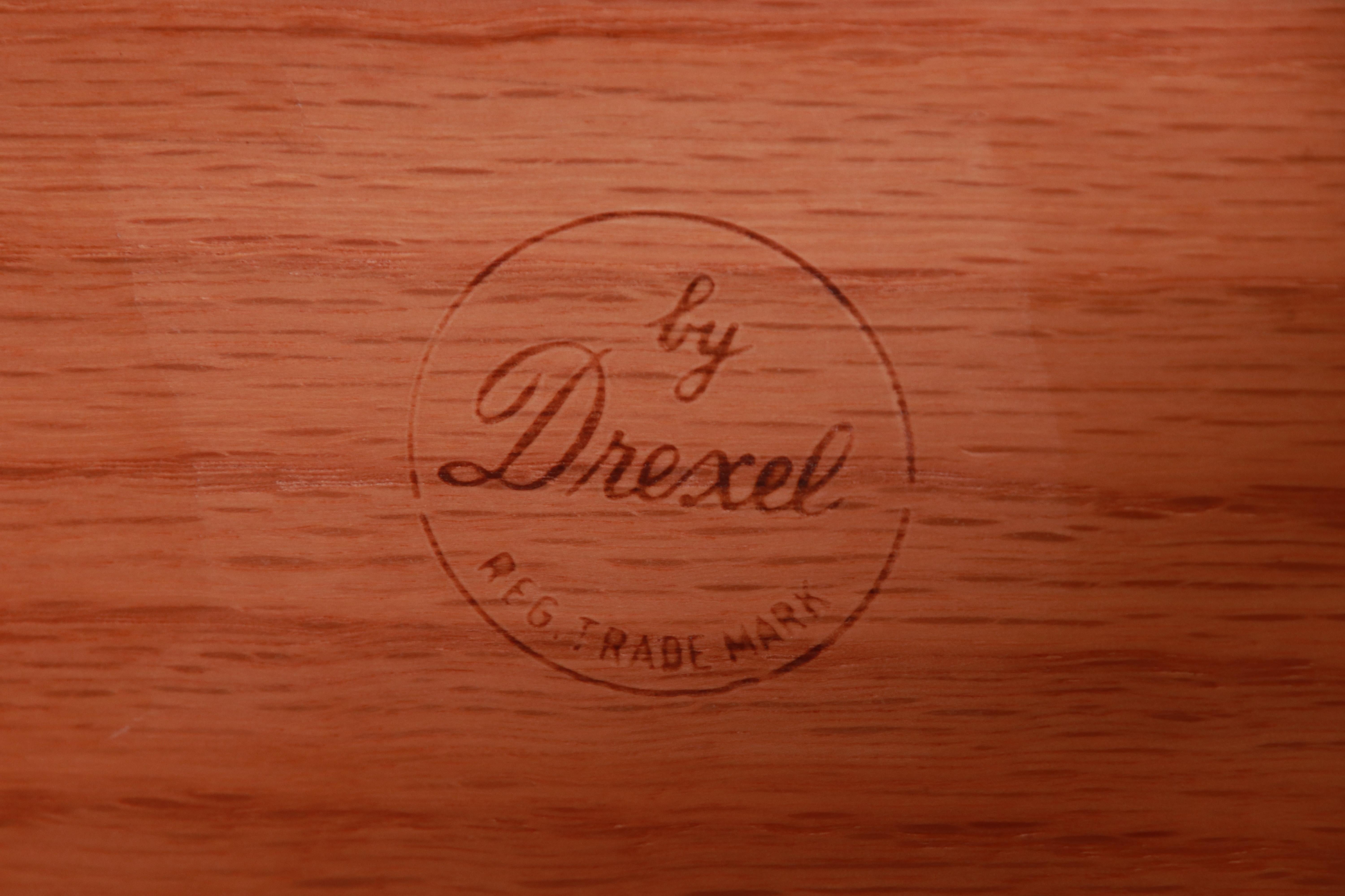 Kipp Stewart for Drexel Declaration Walnut Dresser or Credenza, Newly Refinished For Sale 13