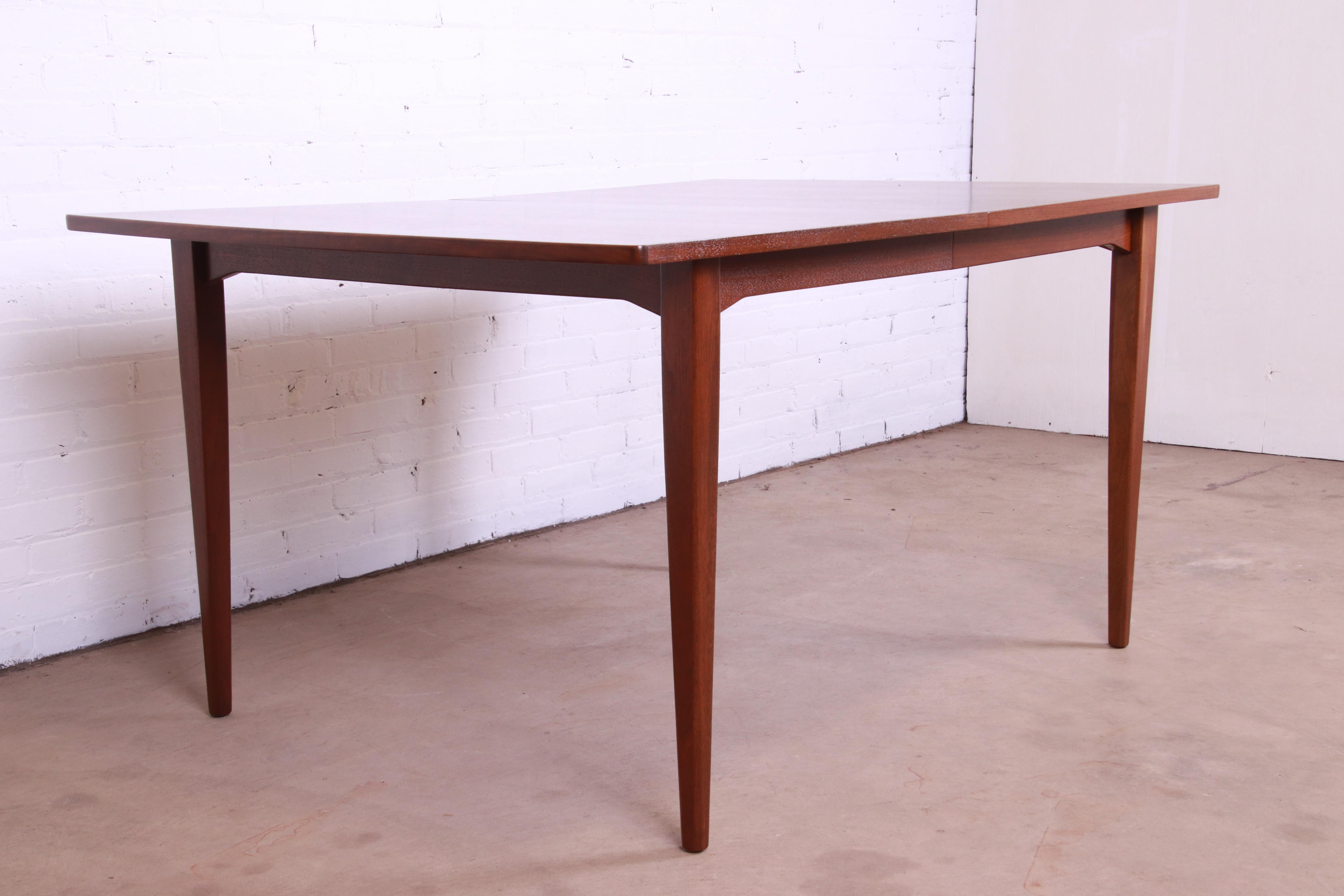 Kipp Stewart for Drexel Declaration Walnut Extension Dining Table, Refinished 4