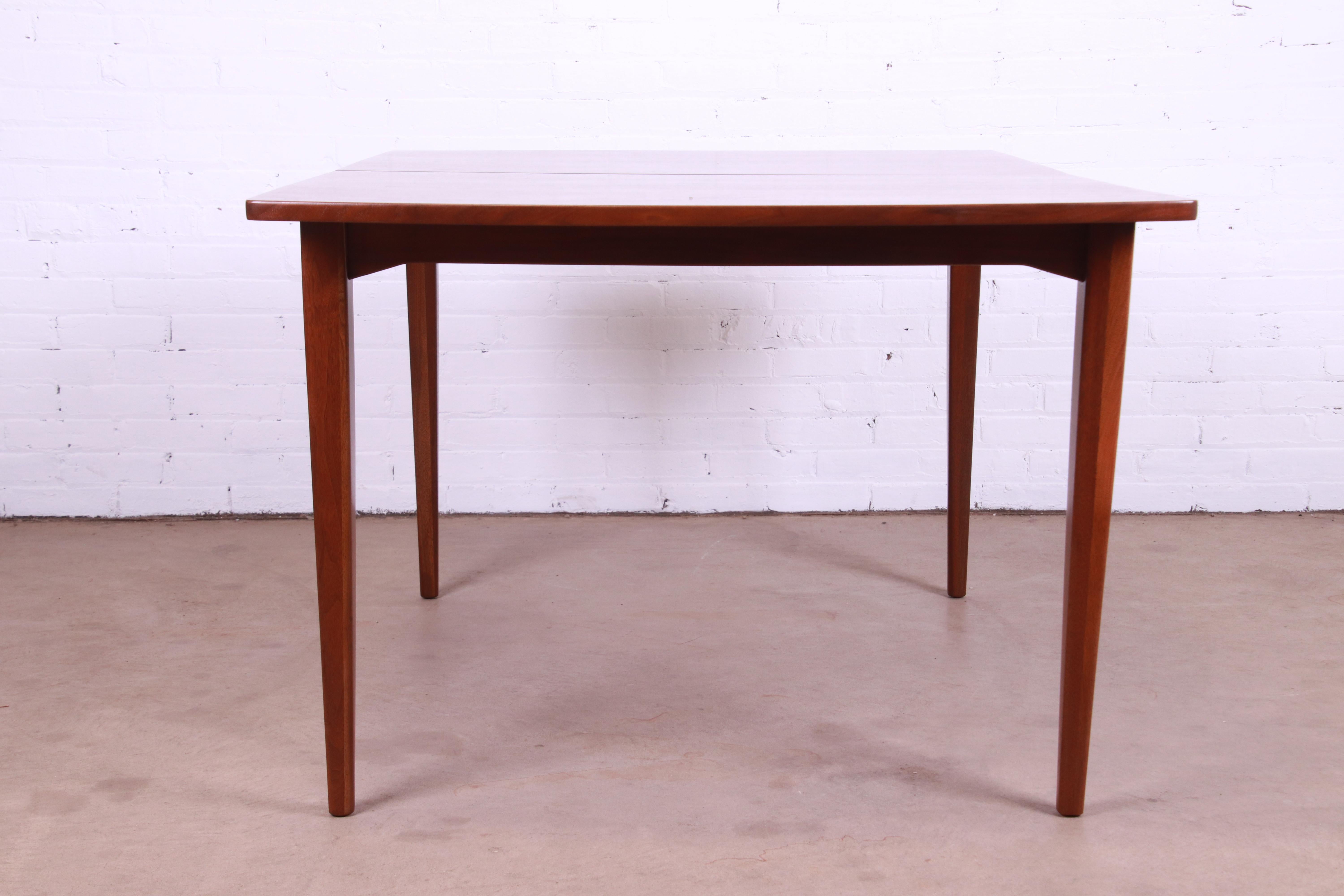 Kipp Stewart for Drexel Declaration Walnut Extension Dining Table, Refinished 9