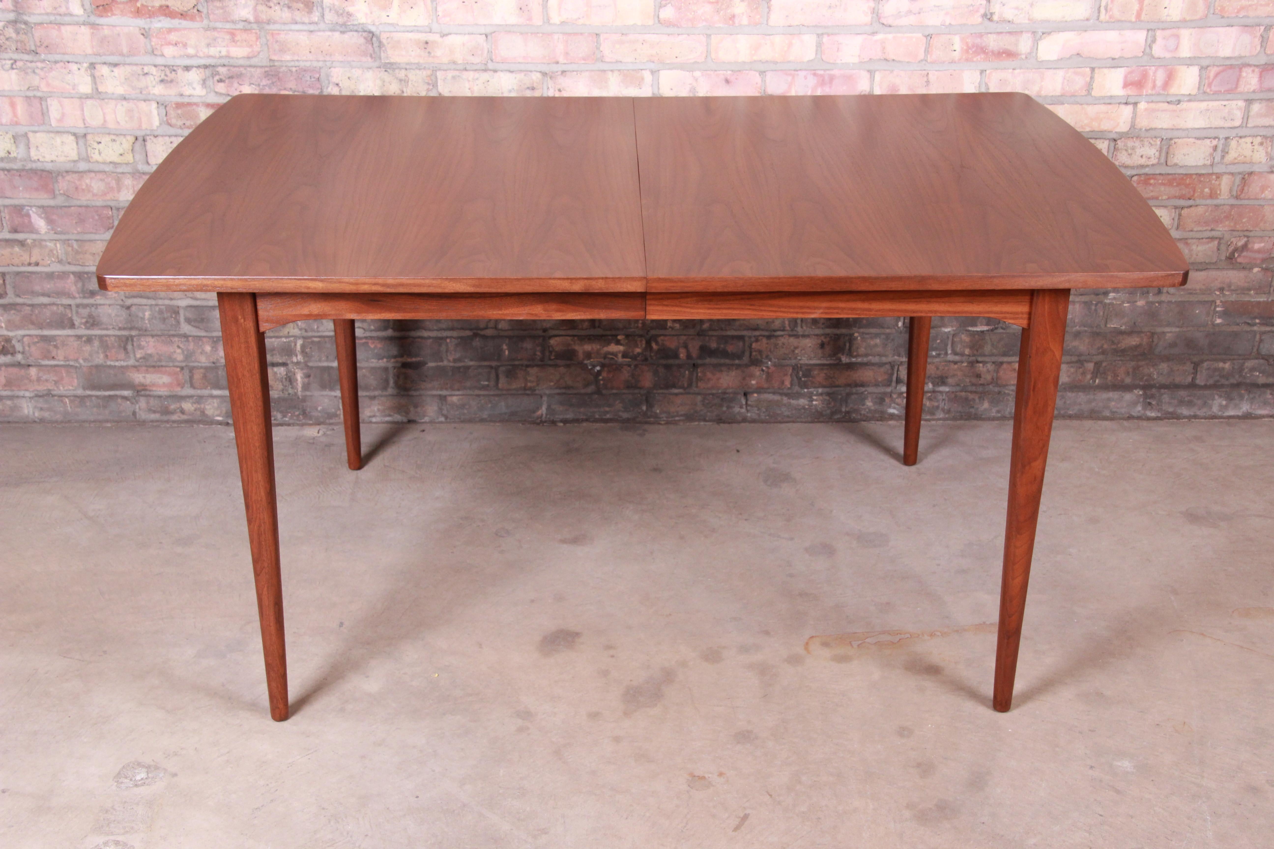 Kipp Stewart for Drexel Declaration Walnut Extension Dining Table, Restored 2