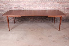 Kipp Stewart for Drexel Declaration Walnut Extension Dining Table, Restored