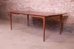 Kipp Stewart for Drexel Declaration Walnut Extension Dining Table, Restored
