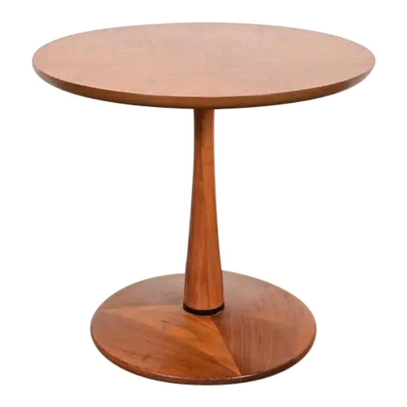 Table d'appoint à piédestal en noyer Kipp Stewart pour Drexel Declaration, vers 1960 en vente