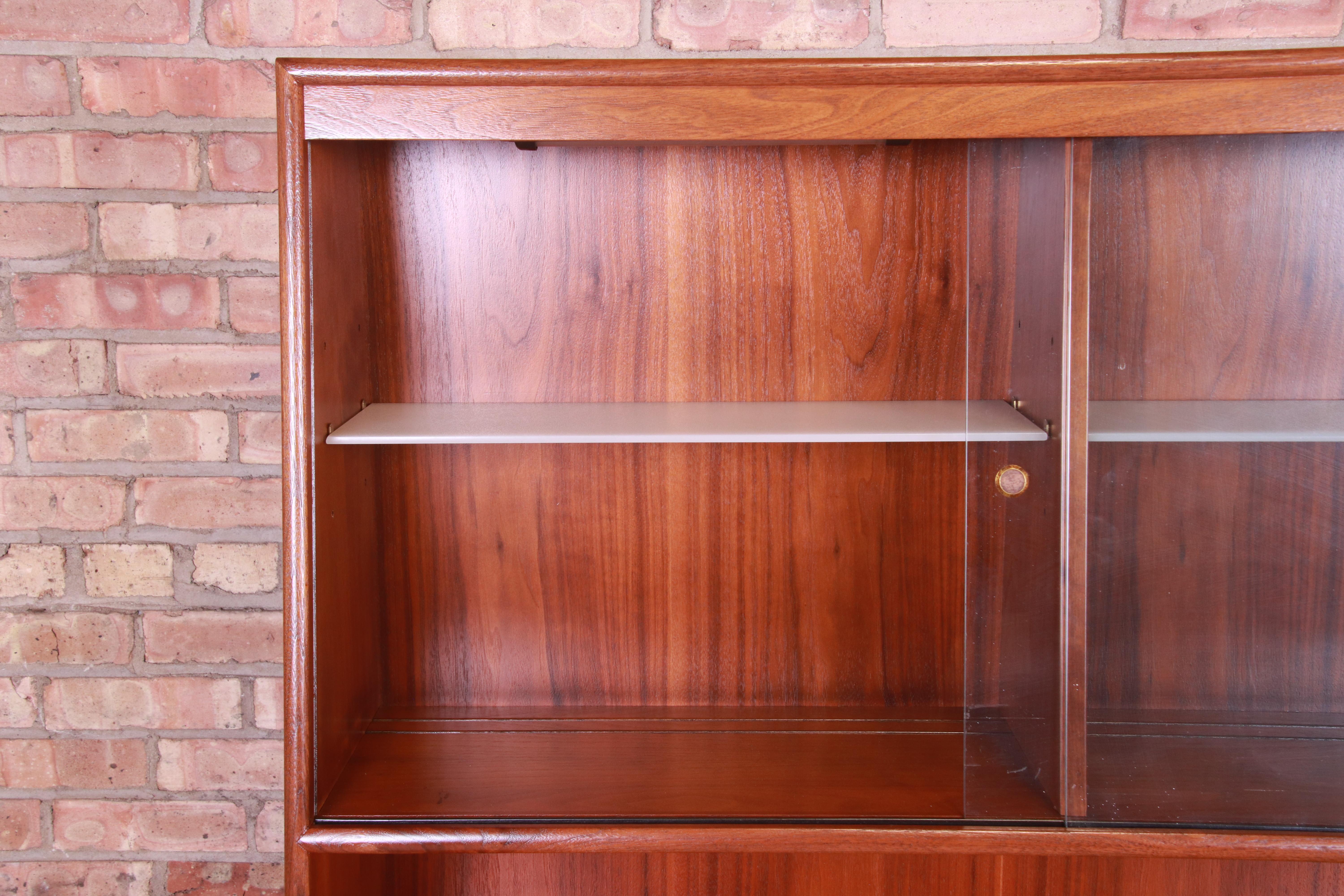 Kipp Stewart for Drexel Declaration Walnut Sideboard Hutch or Bar Cabinet, 1964 3