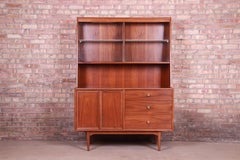 Kipp Stewart for Drexel Declaration Walnut Sideboard Hutch or Bar Cabinet, 1964