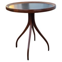 Kipp Stewart for Drexel Leather Top Side Table 