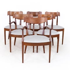 Kipp Stewart for Drexel Mid Century Dining Chairs, Set of 6