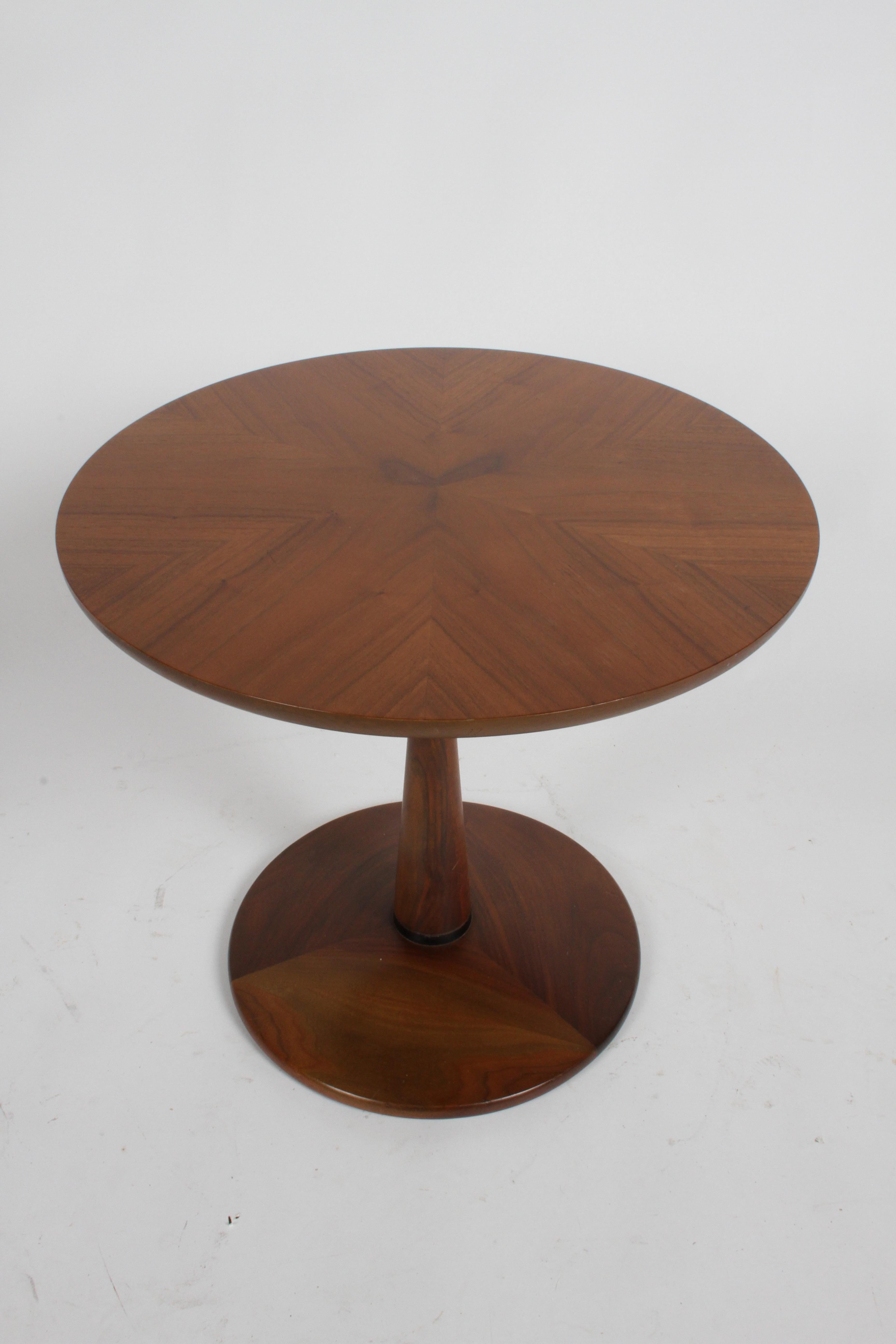 American Kipp Stewart for Drexel Mid-Century Modern Declaration Walnut End or Side Table