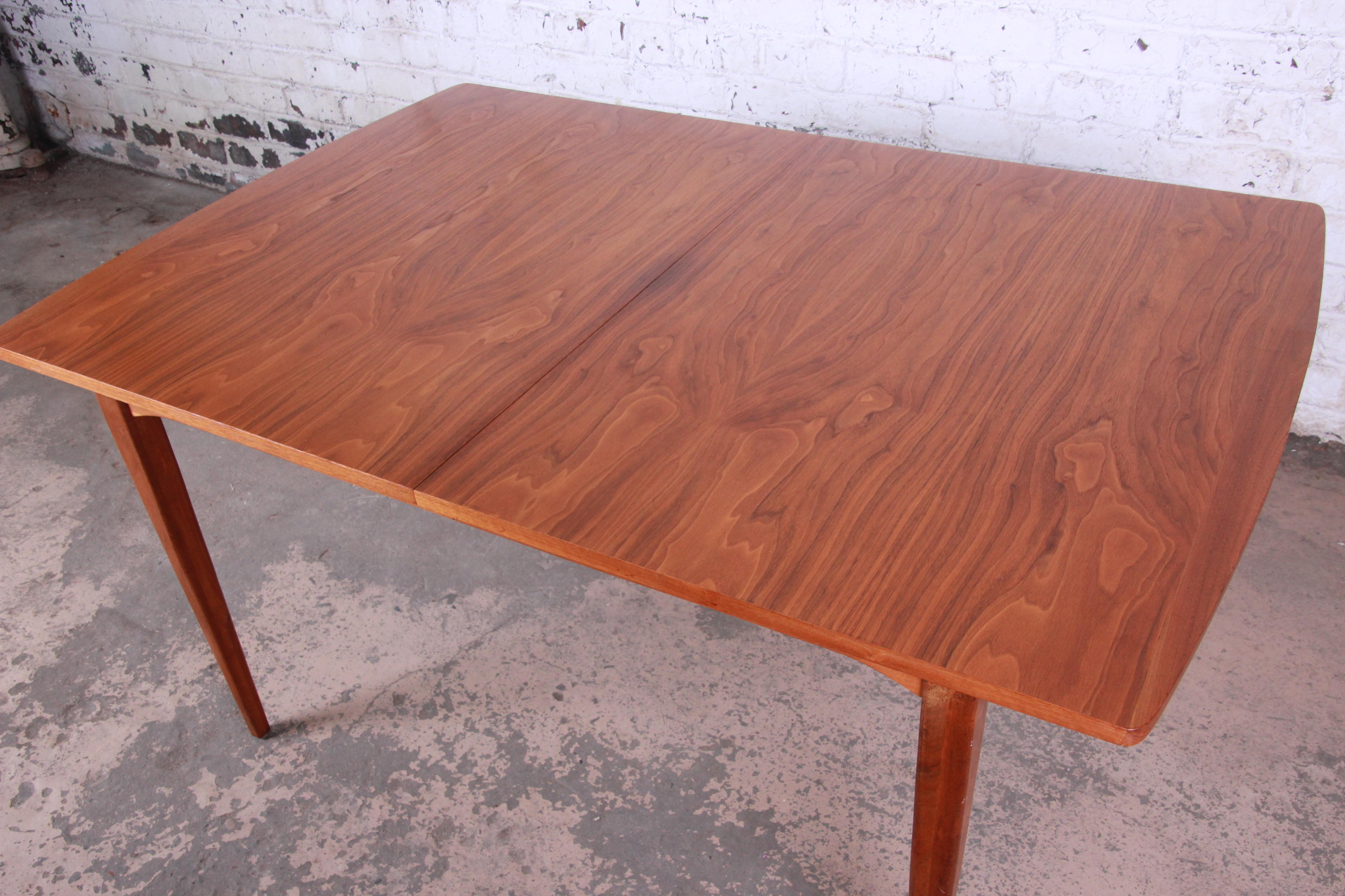 Kipp Stewart for Drexel Mid-Century Modern Walnut Extension Dining Table, 1959 1