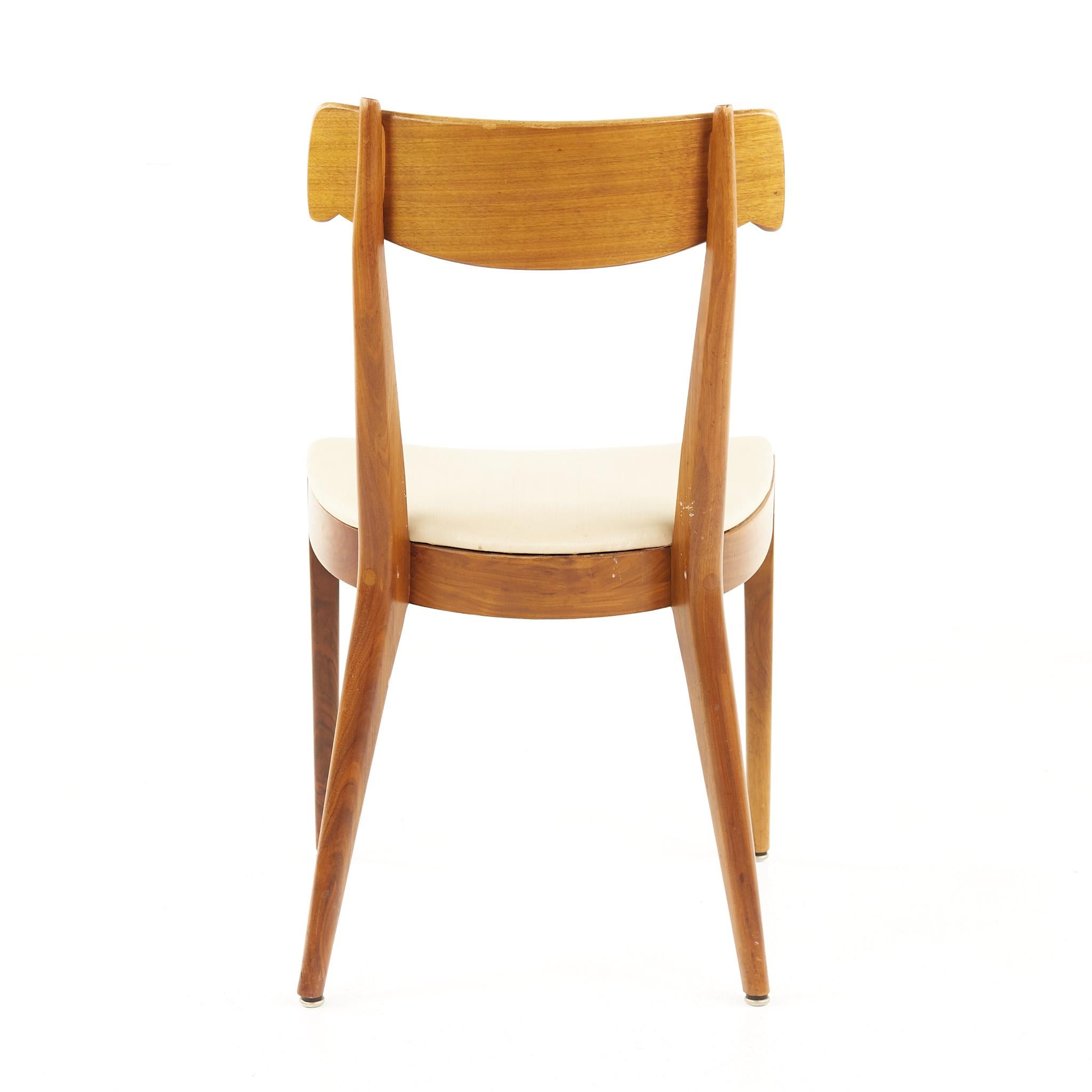 Kipp Stewart for Drexel Mid Century Walnut Dining Chairs, Set of 6 1