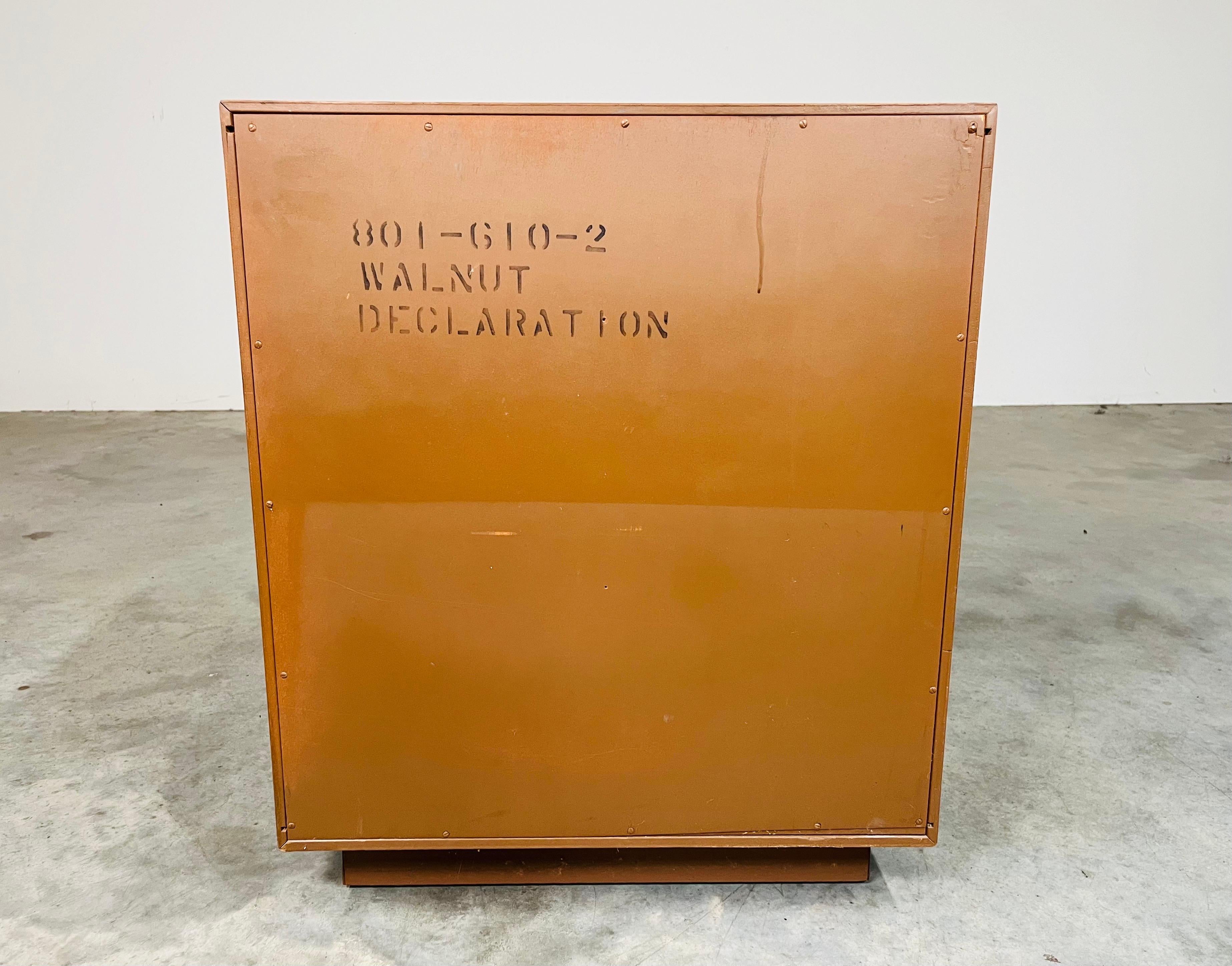 American Kipp Stewart for Drexel Mid Century Walnut Nightstand