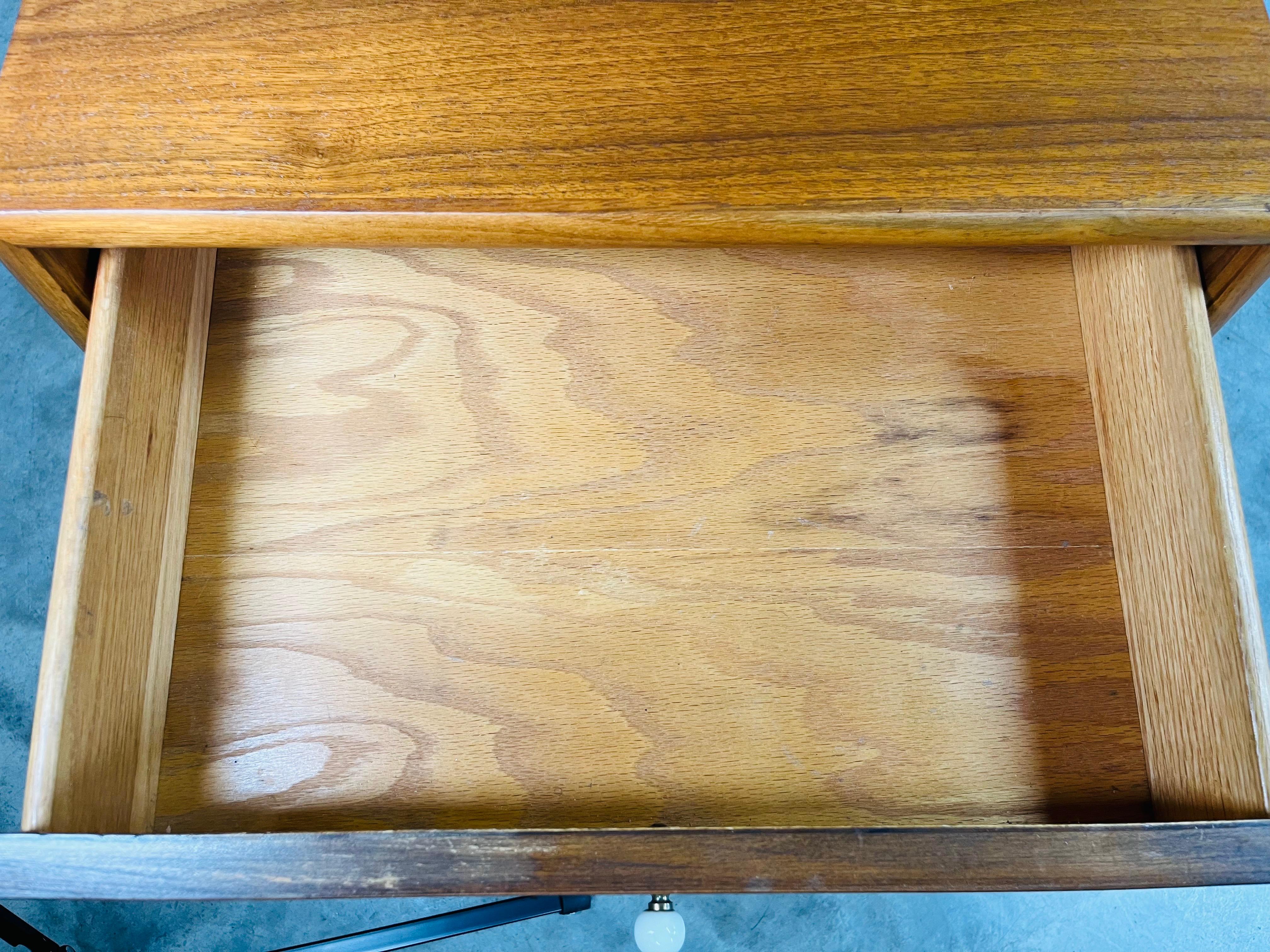 Kipp Stewart for Drexel Mid Century Walnut Nightstand 1