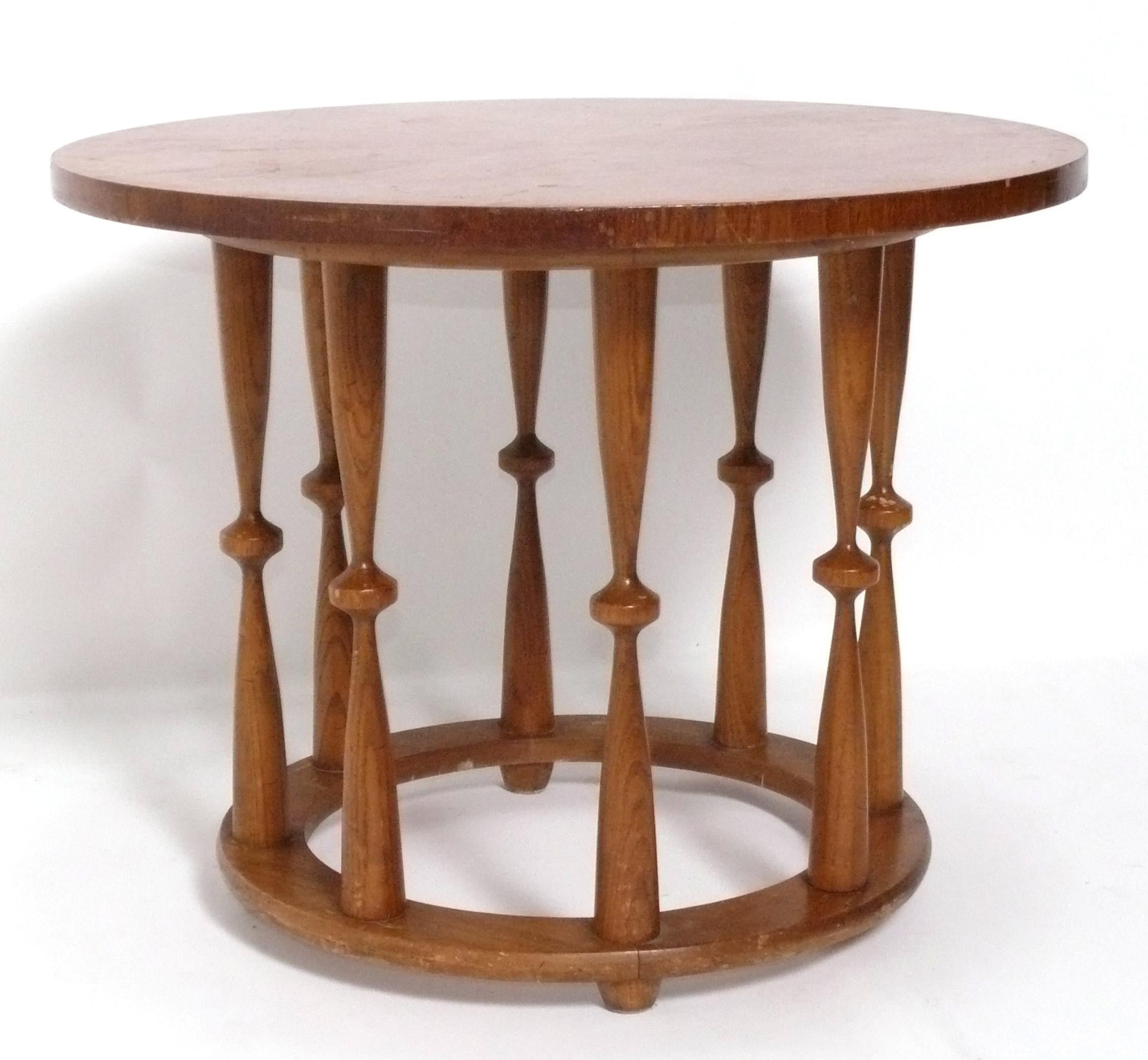 American Kipp Stewart for Drexel Sculptural End Tables Refinished in Your Choice of Color For Sale