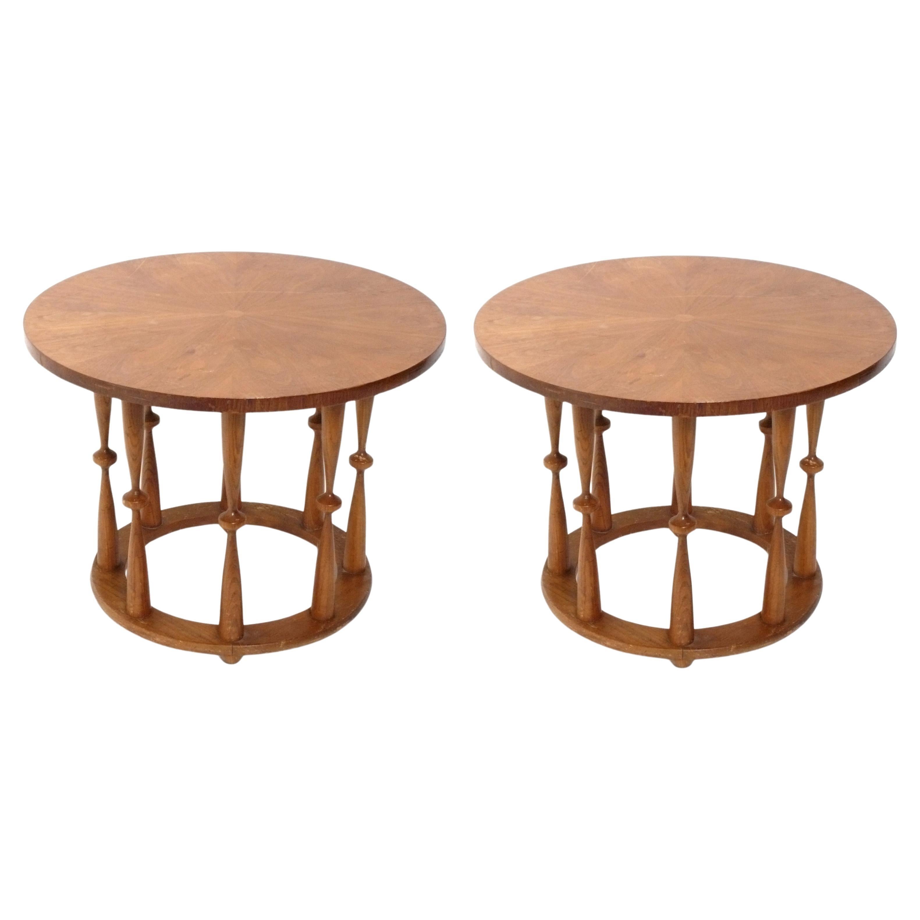 Kipp Stewart for Drexel Sculptural End Tables Refinished in Your Choice of Color For Sale