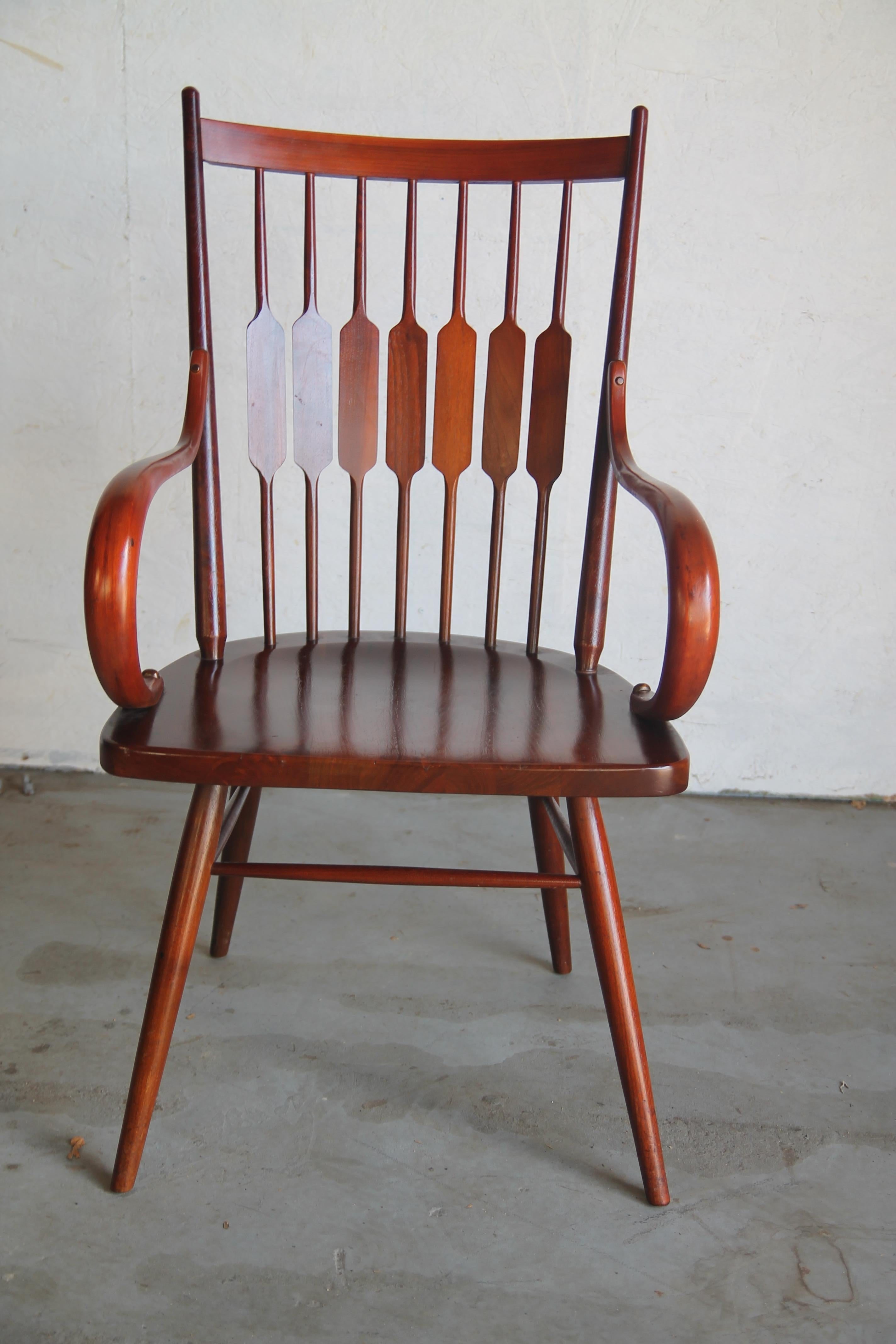 American Kipp Stewart for Drexel Set of 6 Centennial Dining Chairs
