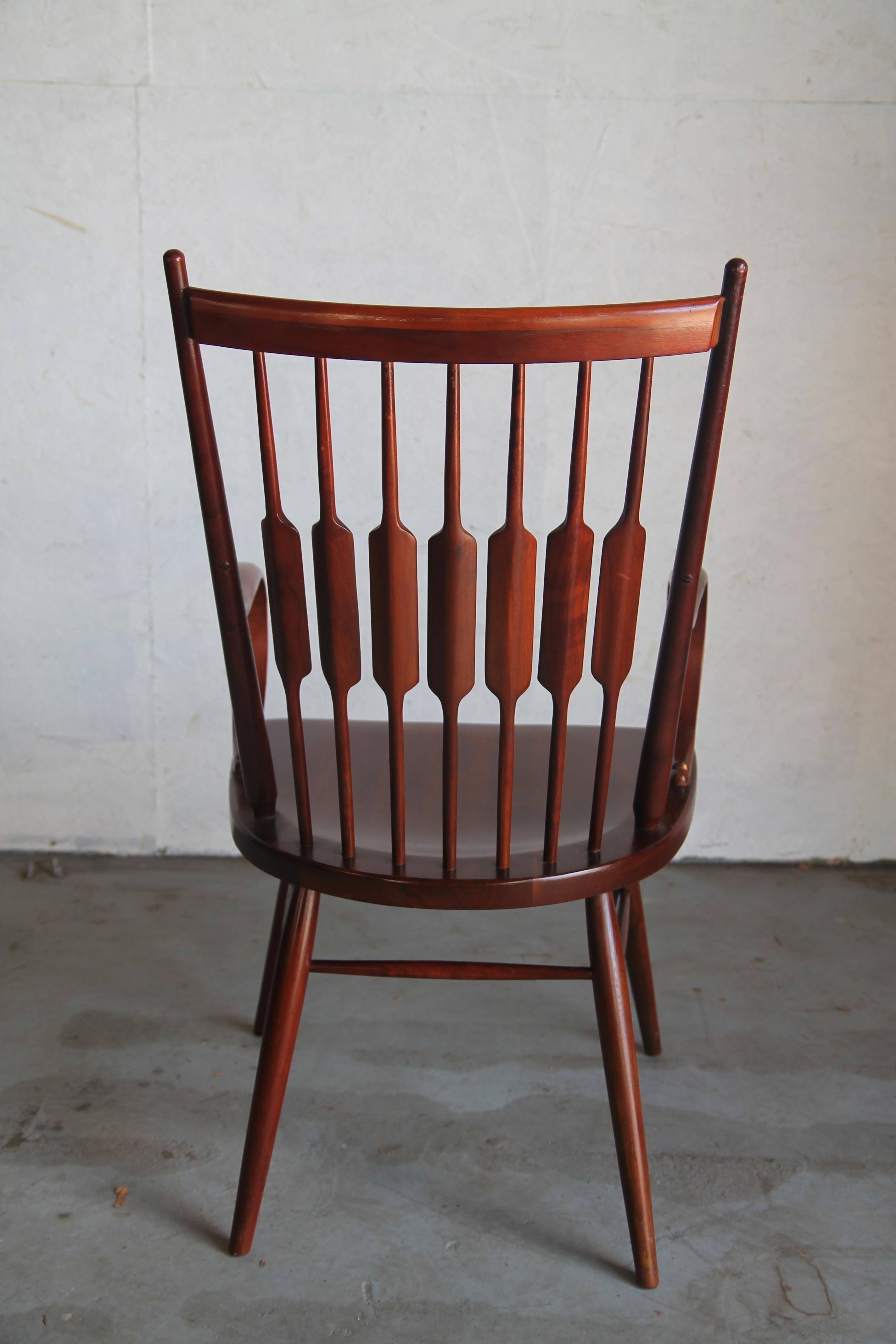 Mid-20th Century Kipp Stewart for Drexel Set of 6 Centennial Dining Chairs