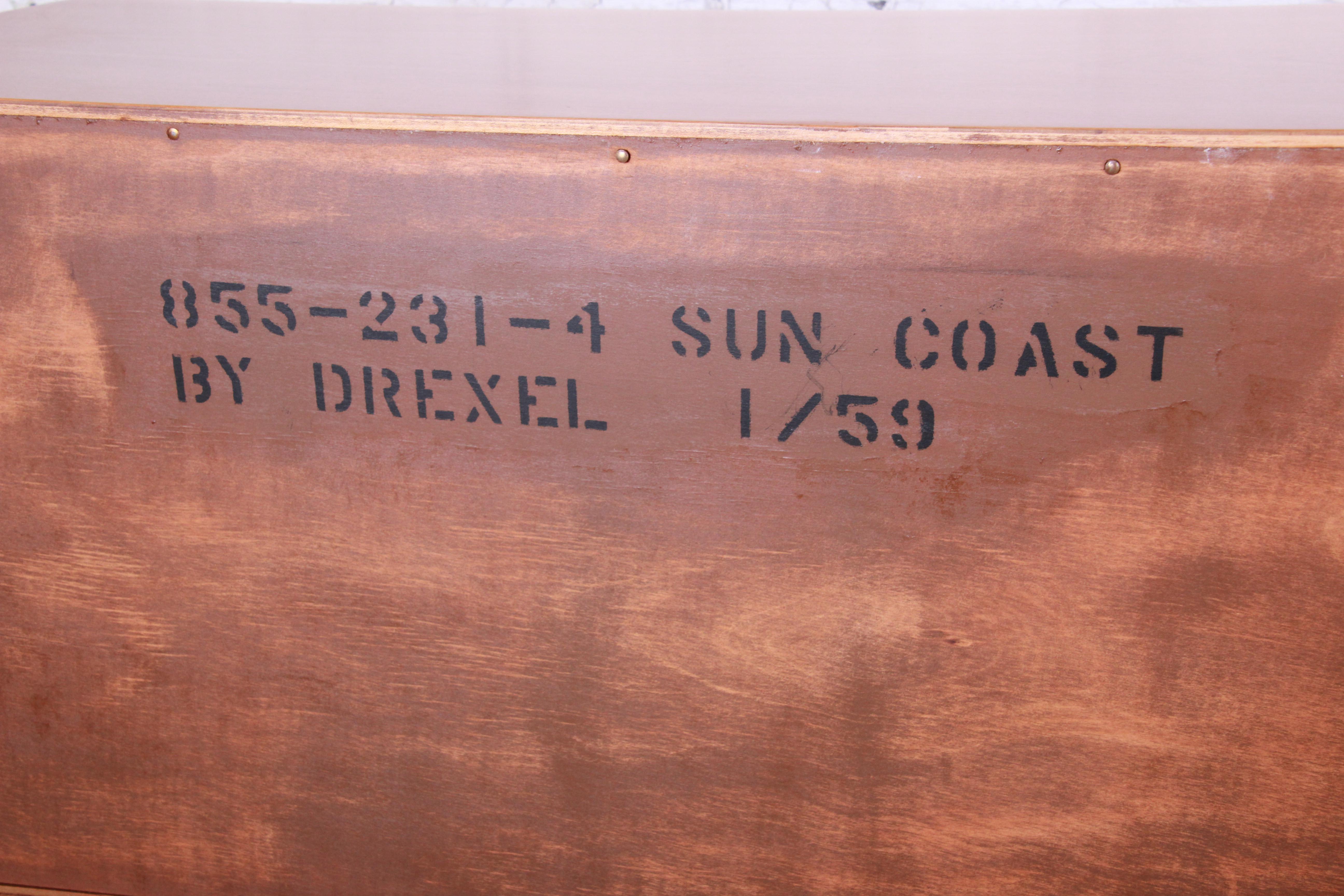 Kipp Stewart for Drexel Sun Coast Cherrywood Sideboard Credenza, 1959 4