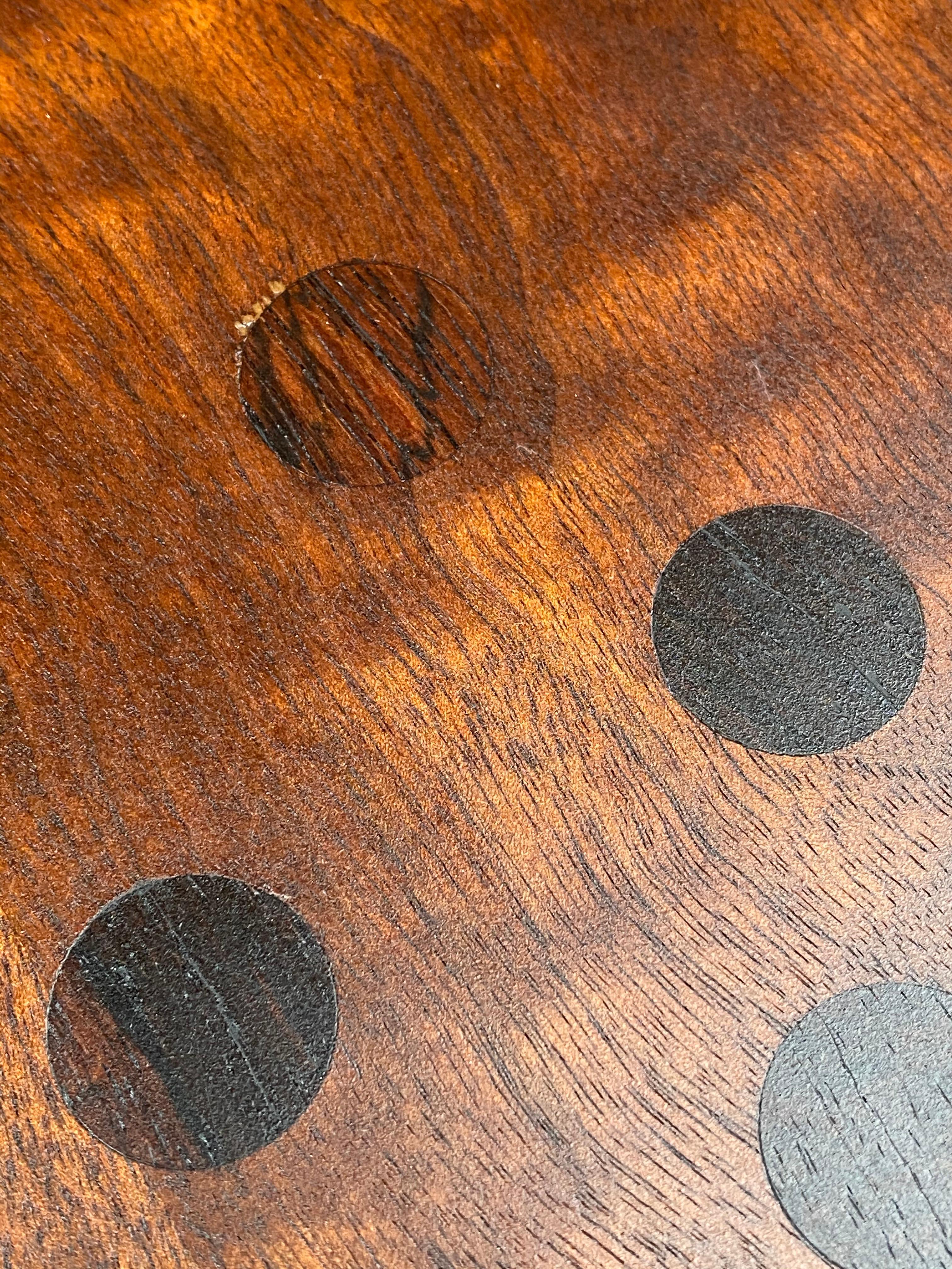 Kipp Stewart for Drexel Walnut and Rosewood Inlay Coffee Table In Good Condition In Garnerville, NY