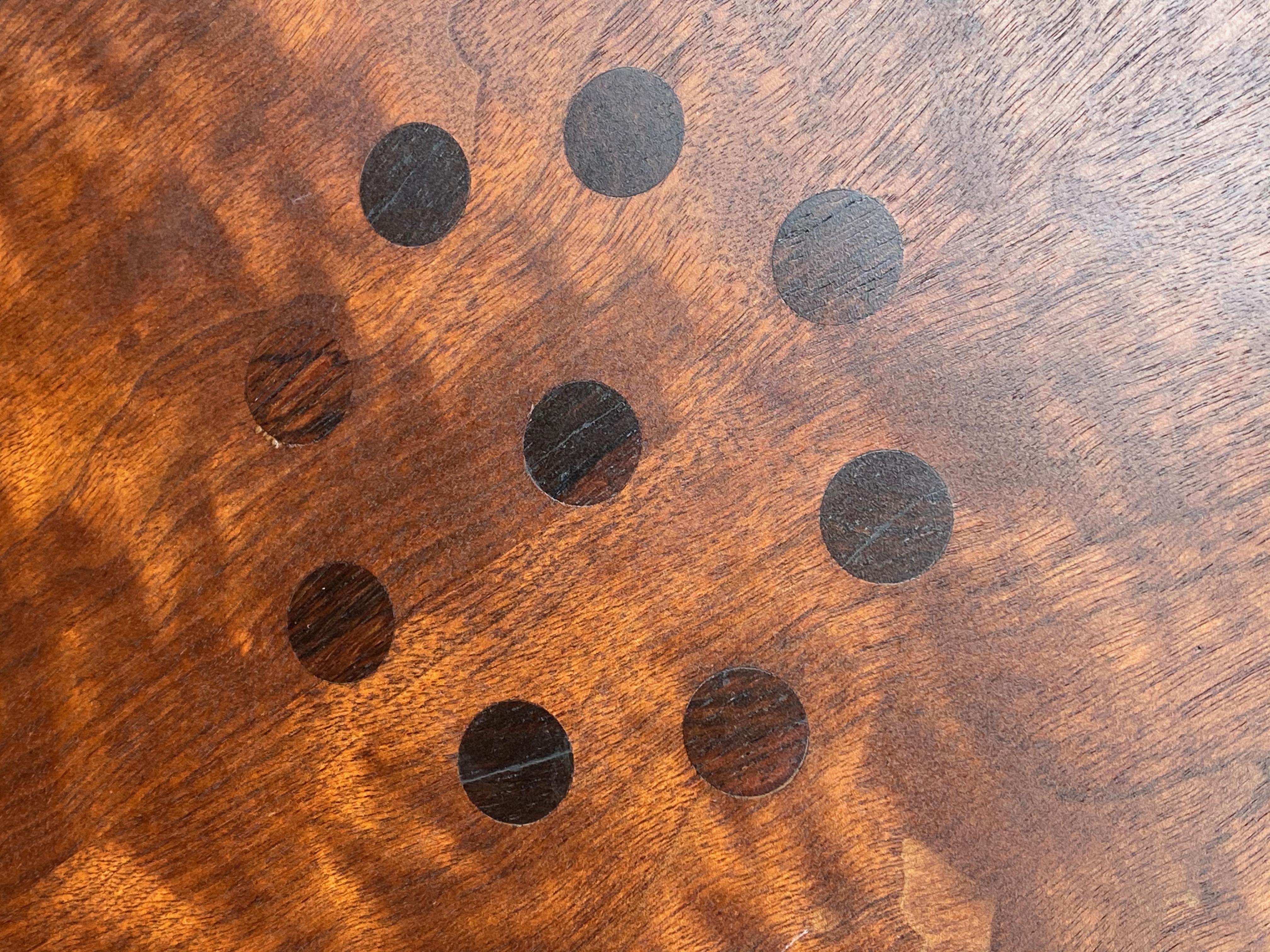 Mid-20th Century Kipp Stewart for Drexel Walnut and Rosewood Inlay Coffee Table