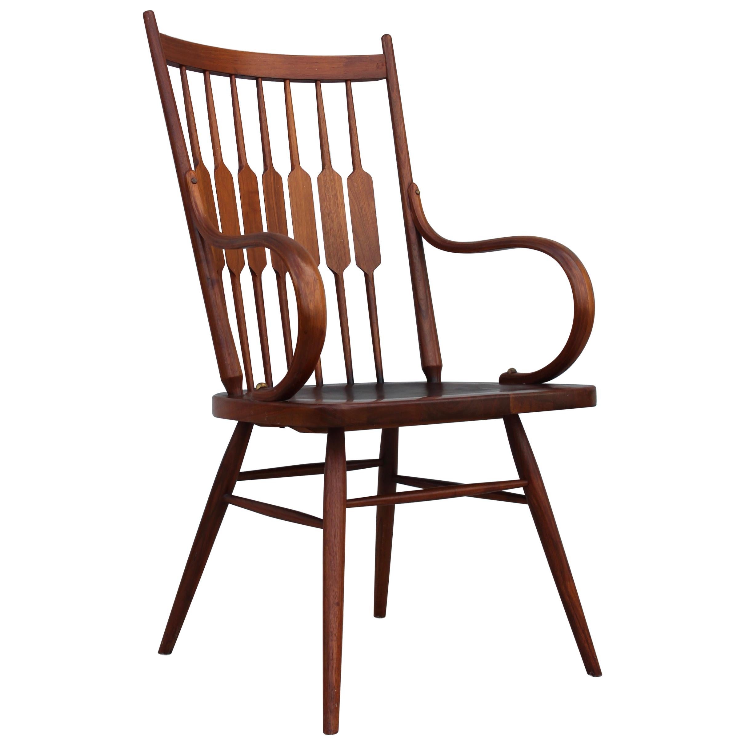 Kipp Stewart for Drexel Walnut Armchair