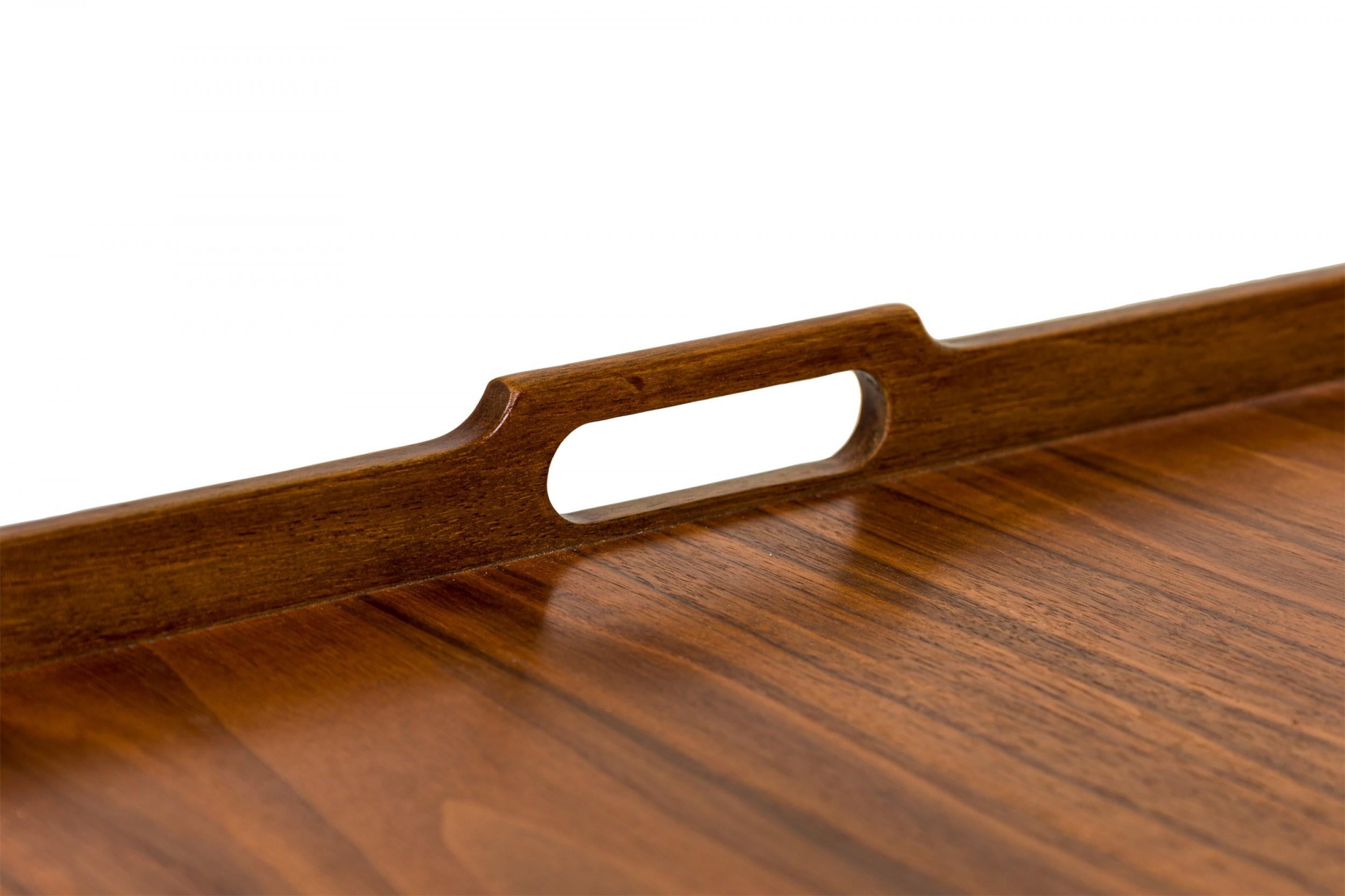 20ième siècle Kipp Stewart pour Drexel - Table d'appoint à plateau en bois à base en X en vente