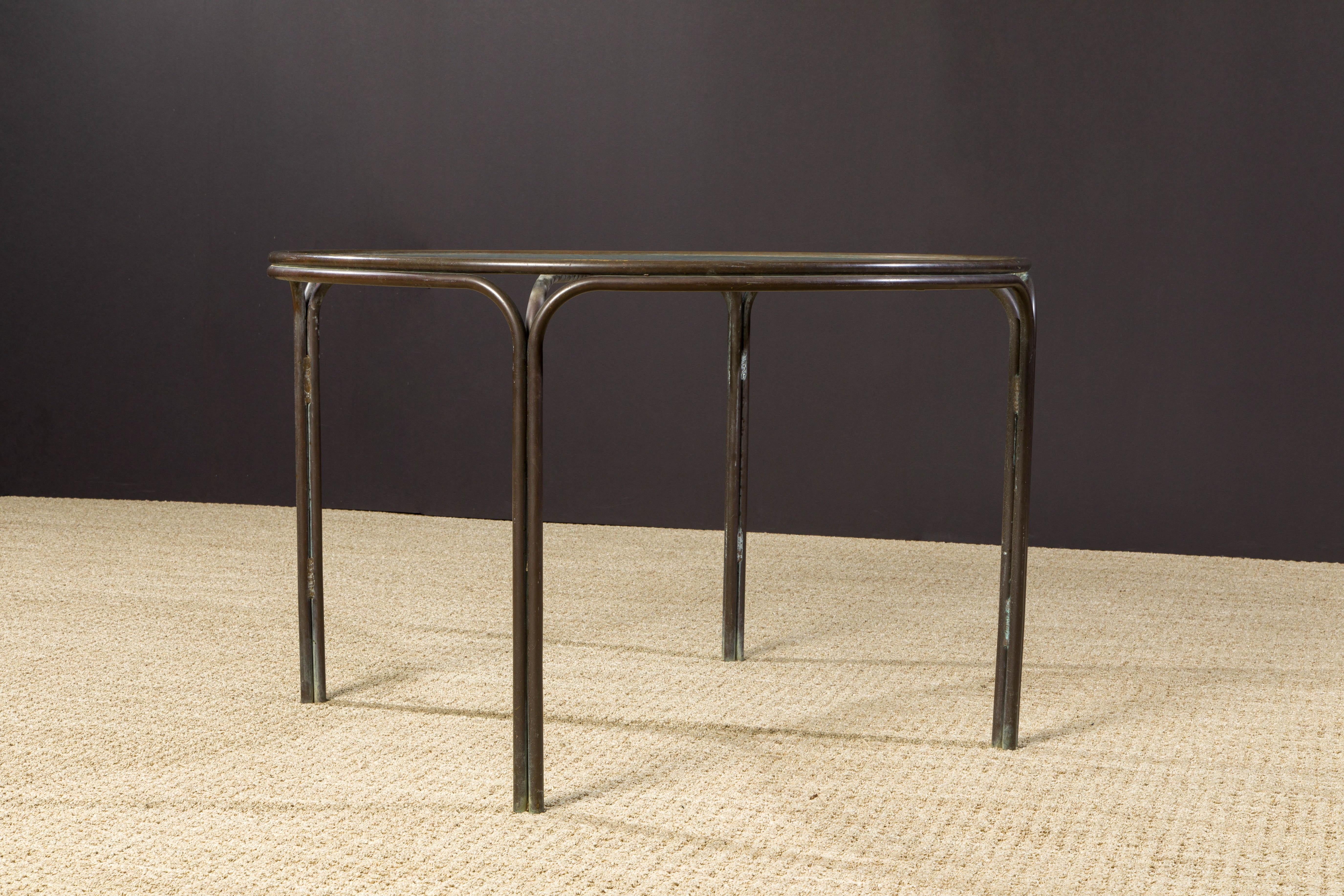 Kipp Stewart for Terra of California Bronze Dining Set, c 1970 1